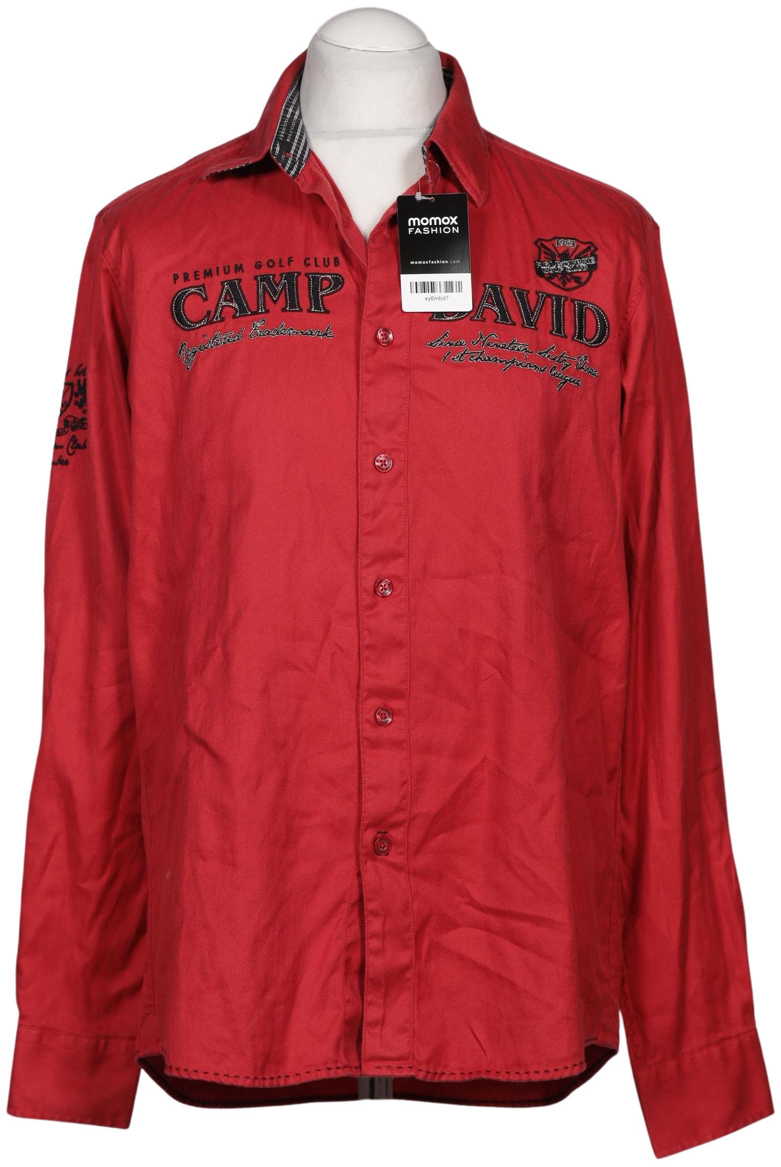 Thumbnail - Camp David Herren Hemd, rot, Gr. 48