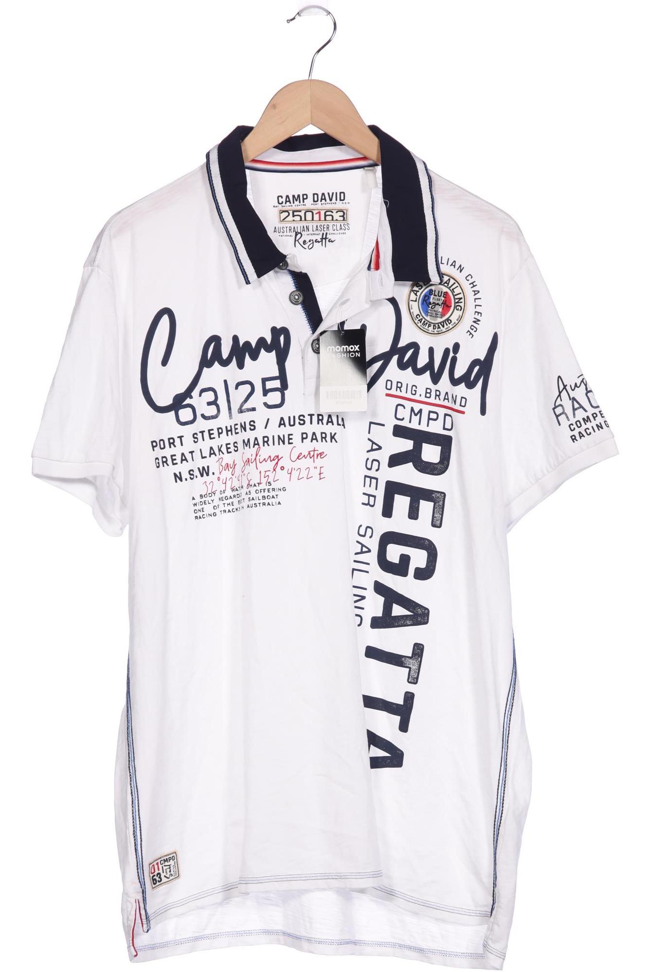 

Camp David Herren Poloshirt, weiß, Gr. 56