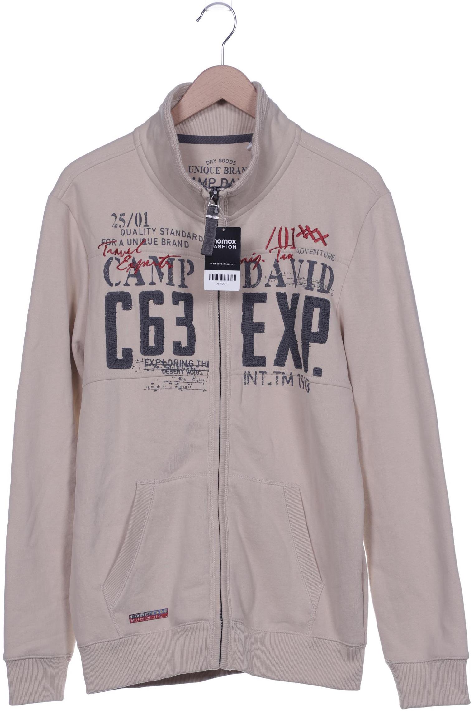 

Camp David Herren Sweatshirt, beige, Gr. 52