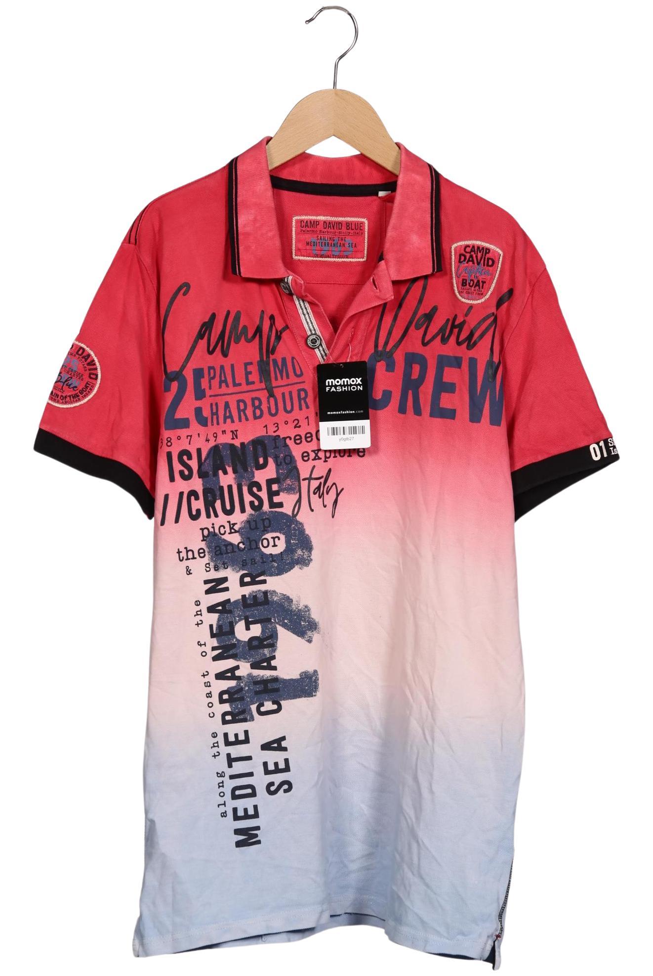 

Camp David Herren Poloshirt, pink, Gr. 52