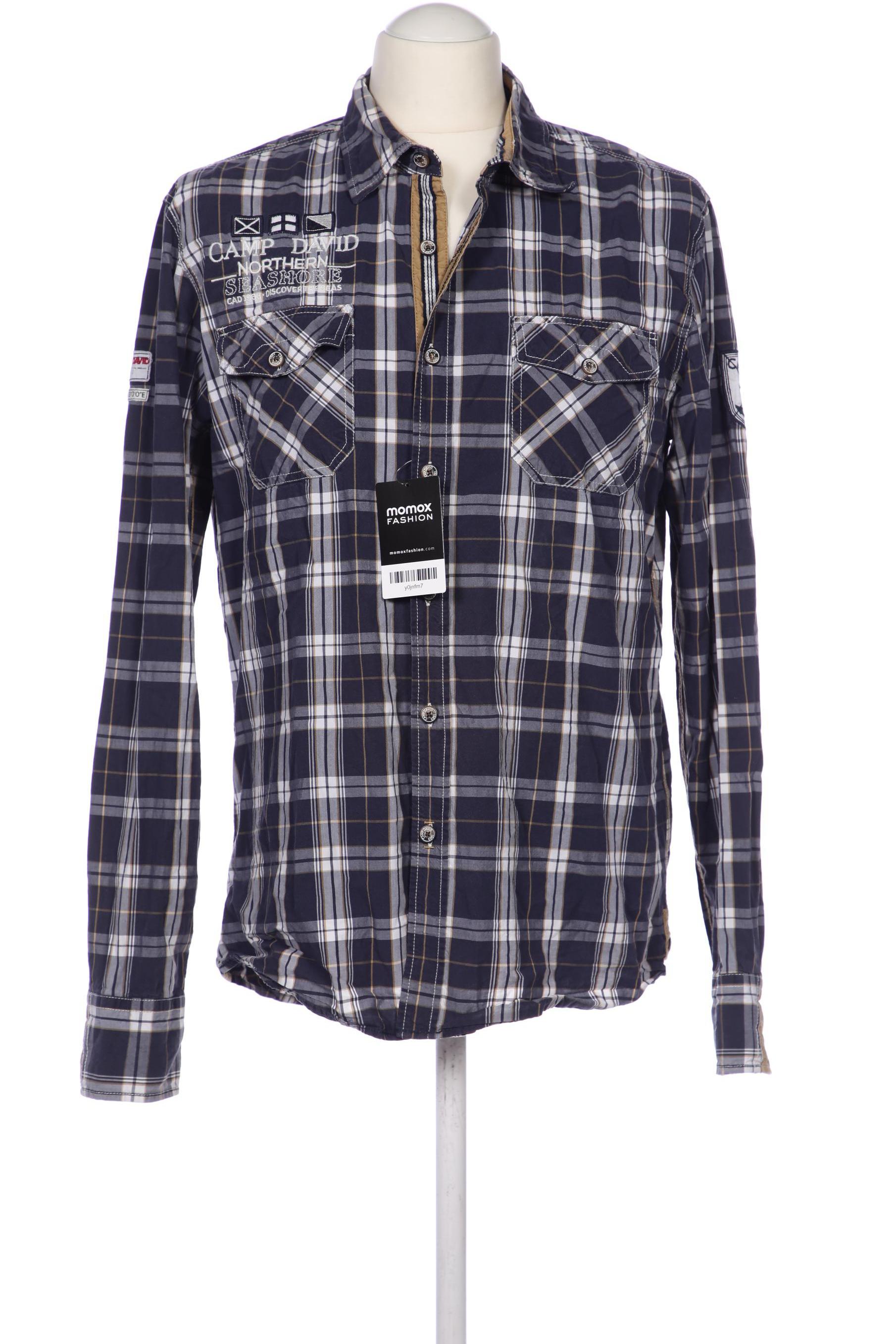 

Camp David Herren Hemd, marineblau