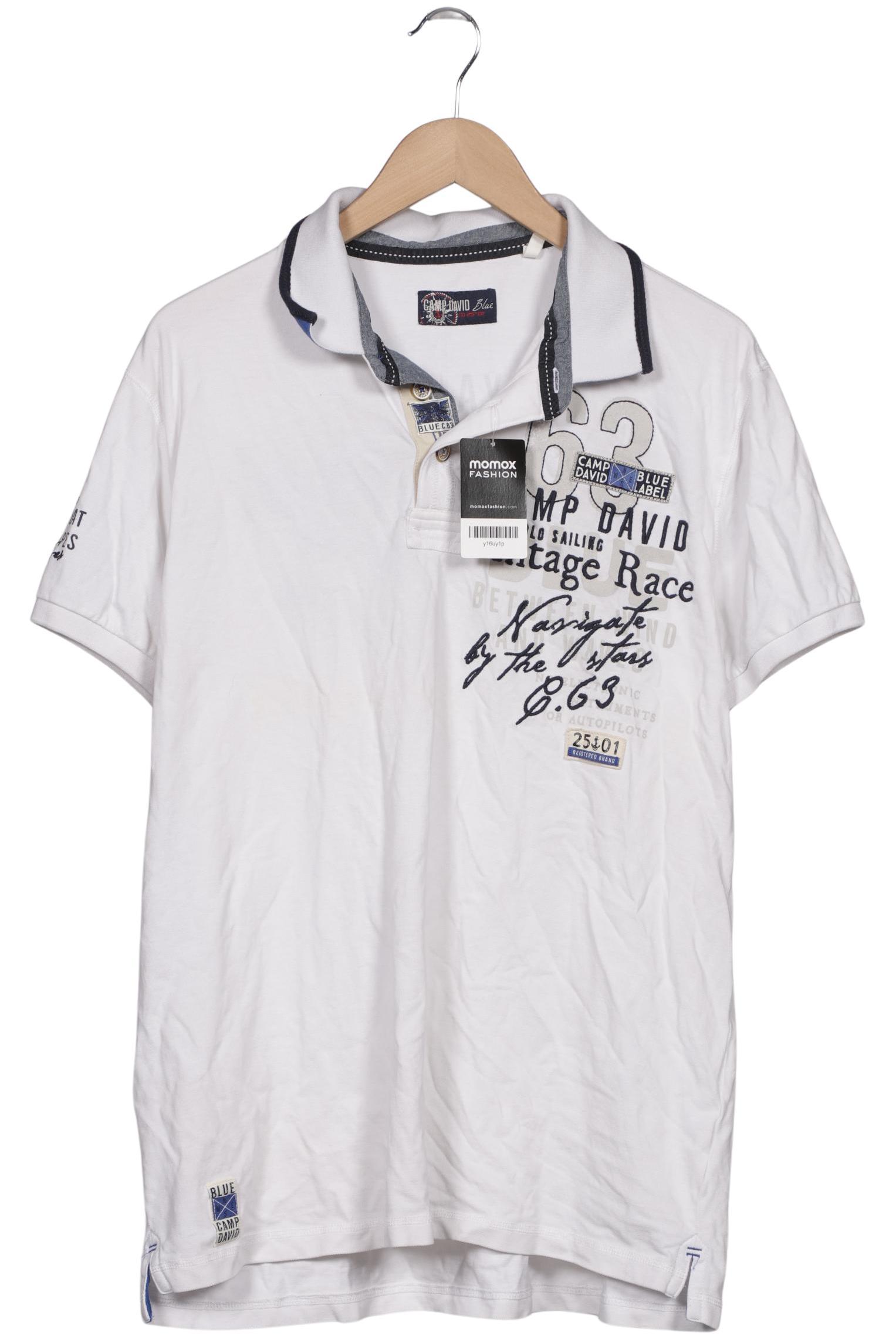 

Camp David Herren Poloshirt, weiß, Gr. 56