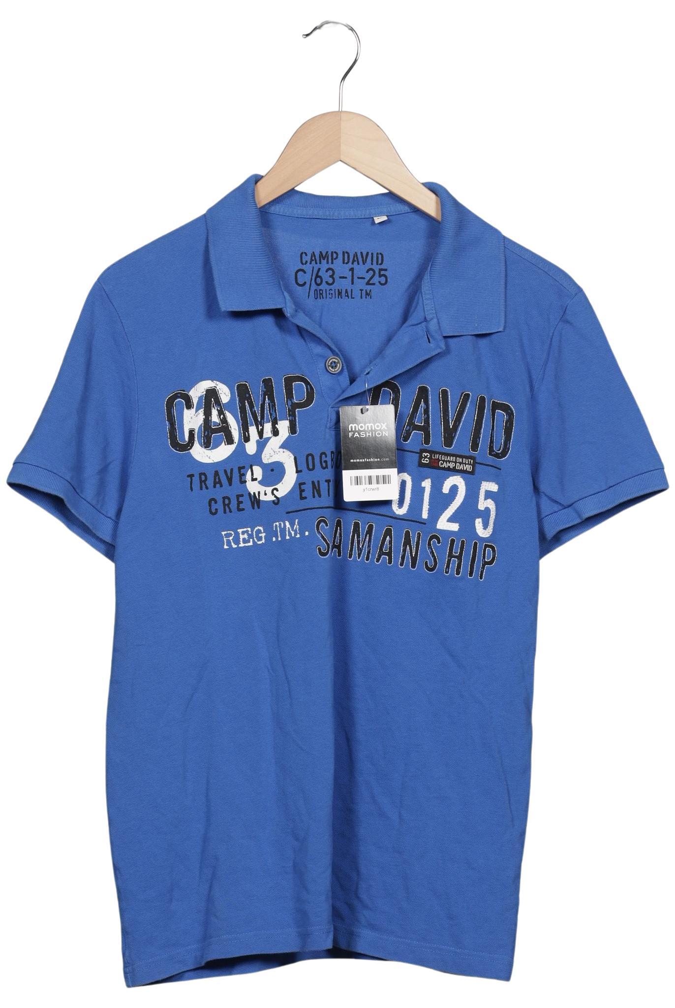 

Camp David Herren Poloshirt, blau, Gr. 48