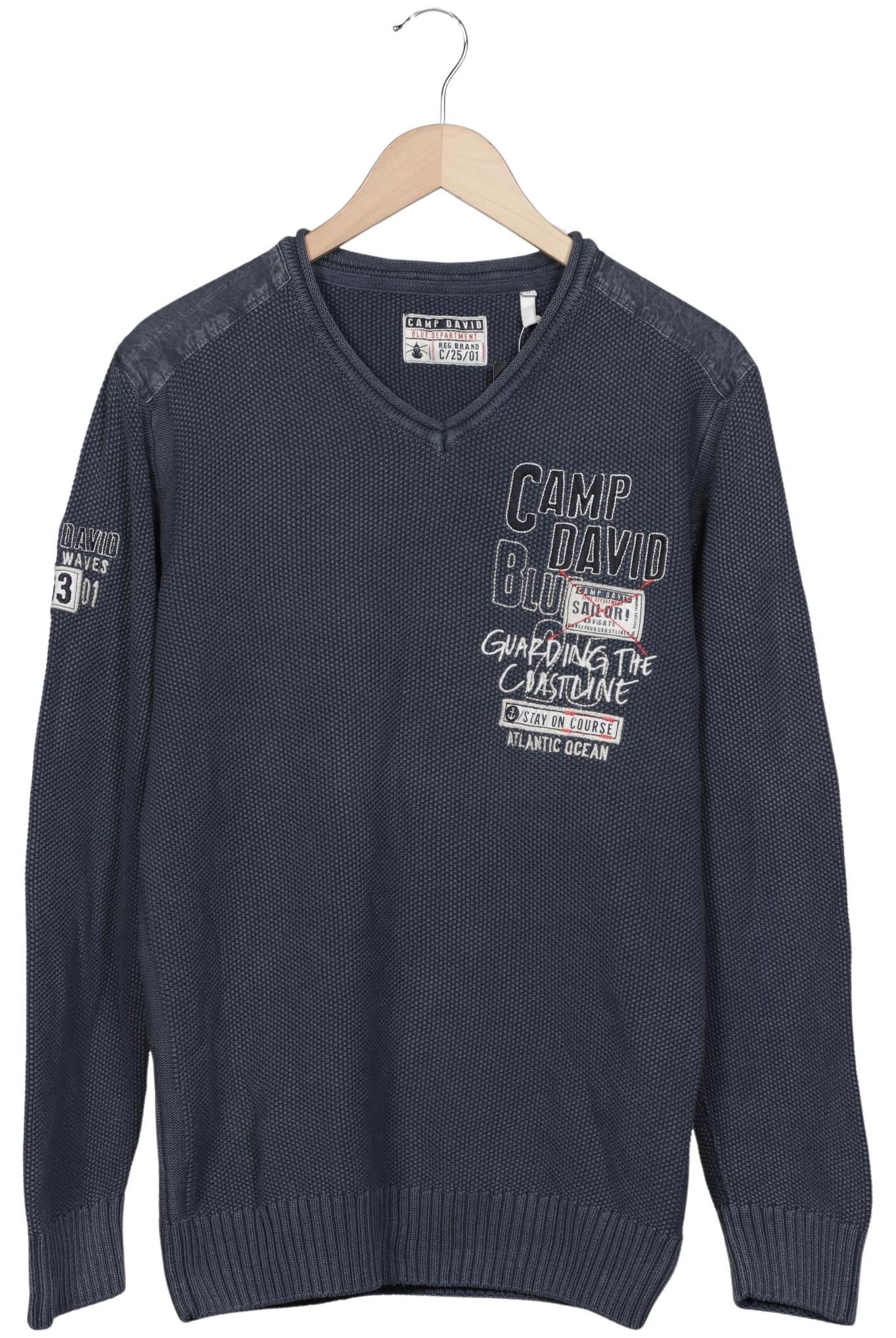 

Camp David Herren Pullover, marineblau, Gr. 54