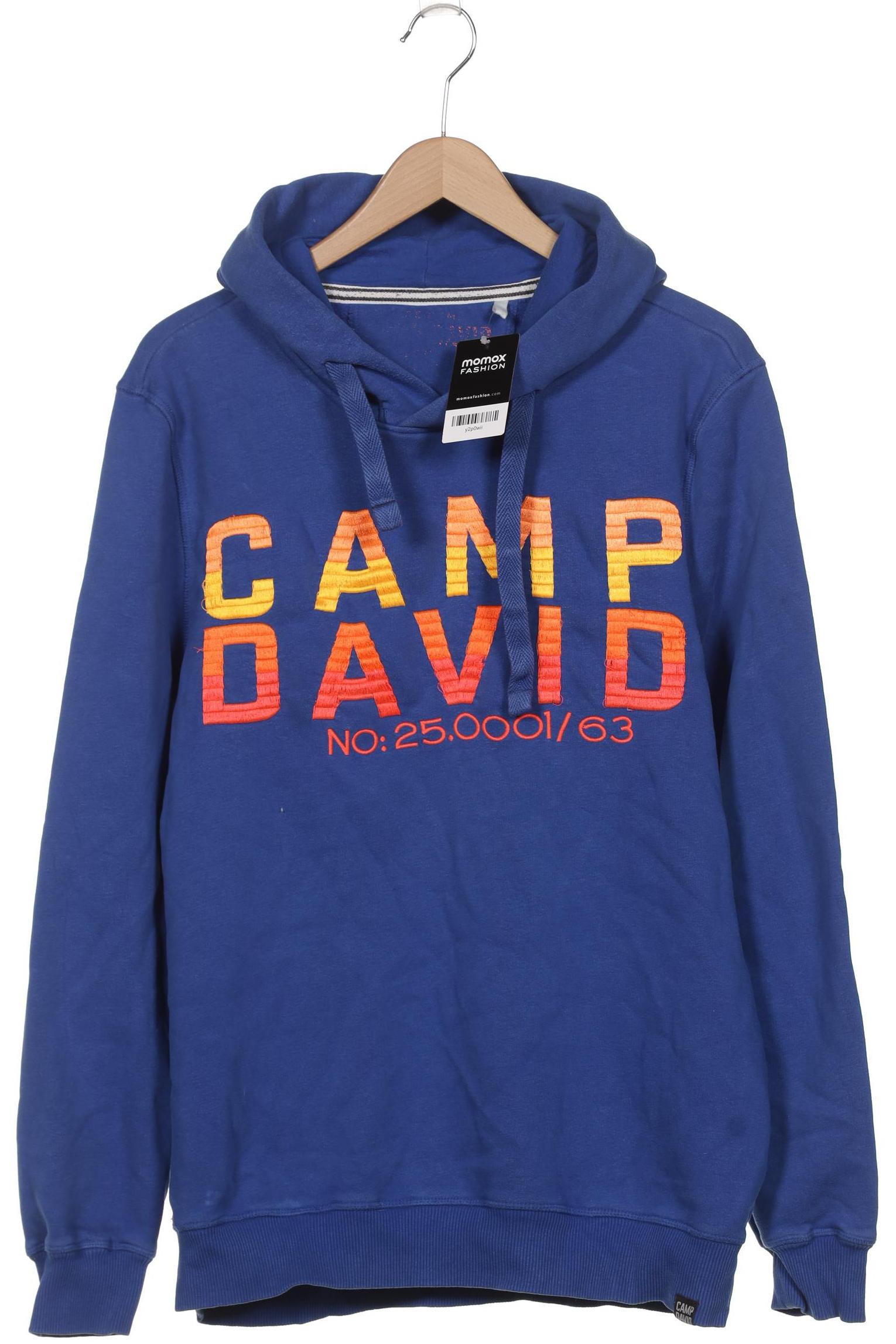 

Camp David Herren Kapuzenpullover, blau, Gr. 56