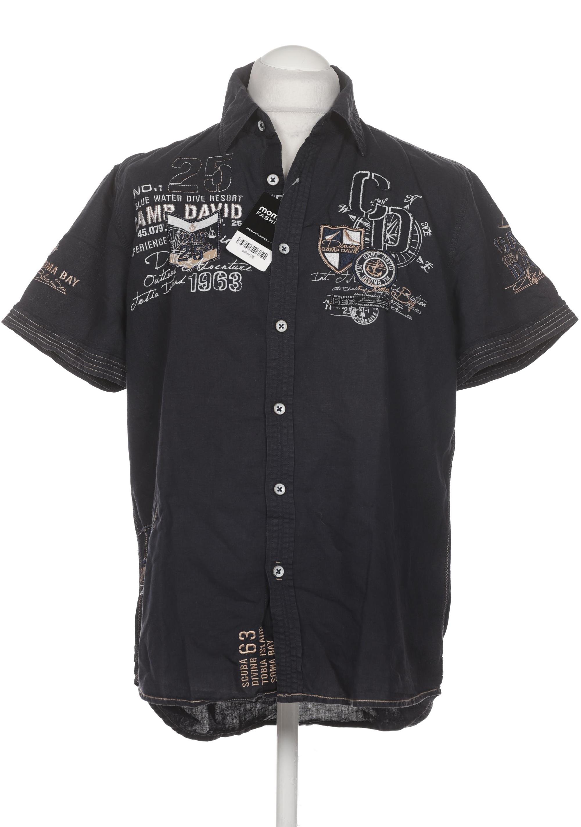 

Camp David Herren Hemd, marineblau, Gr. 48