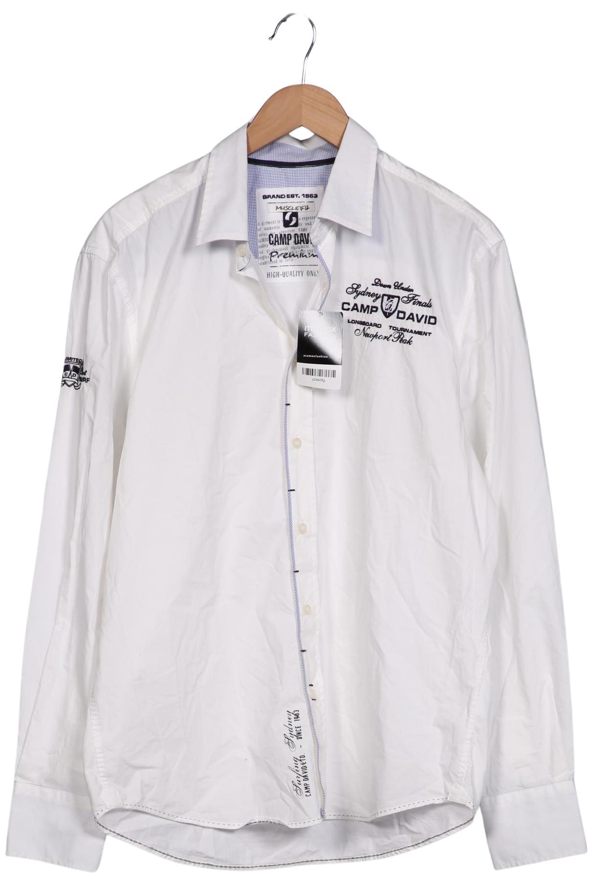 

Camp David Herren Hemd, weiß, Gr. 52