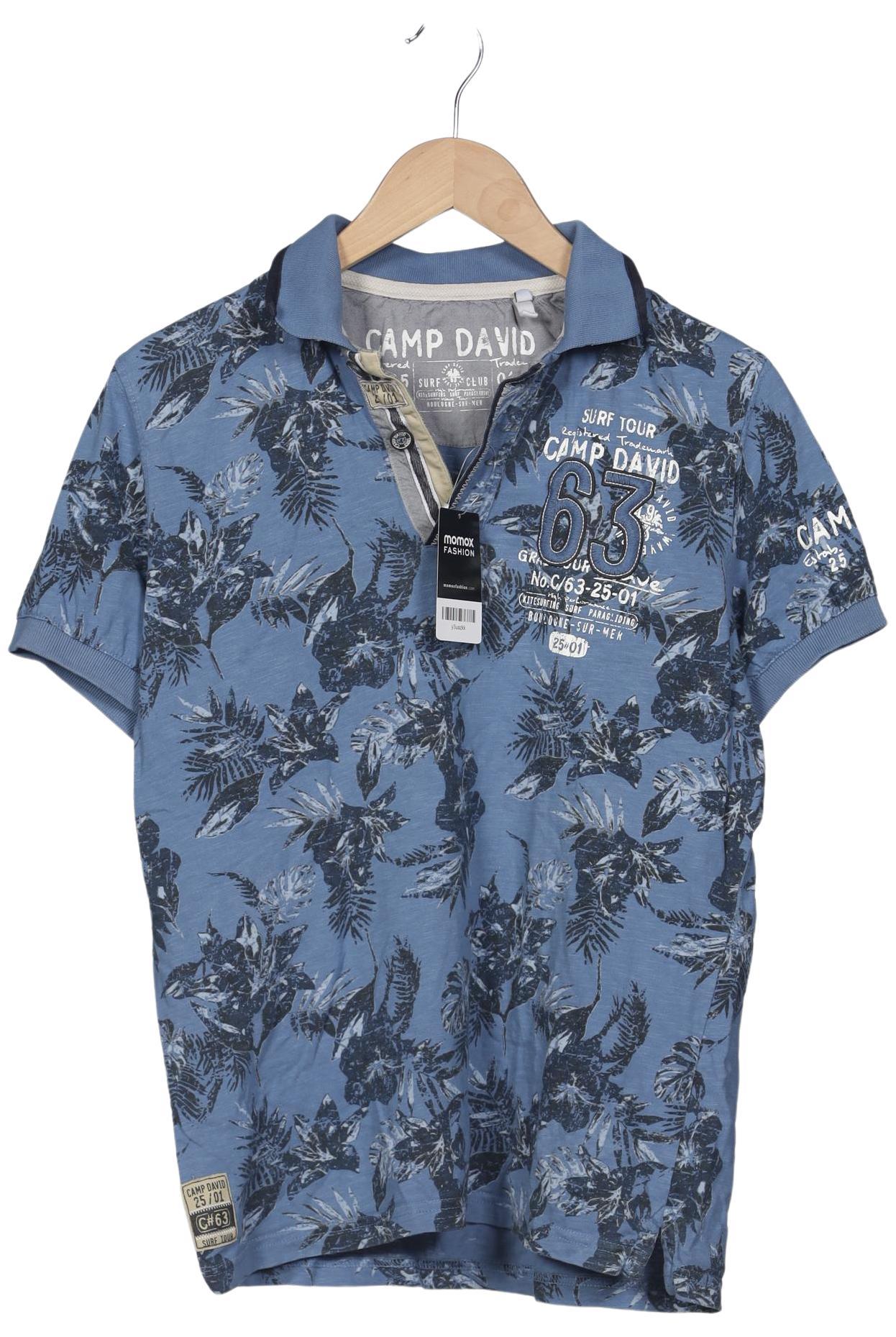 

Camp David Herren Poloshirt, blau, Gr. 48