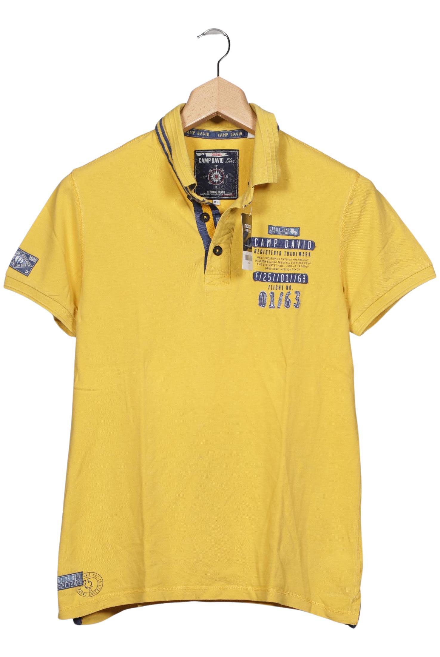

Camp David Herren Poloshirt, gelb, Gr. 54