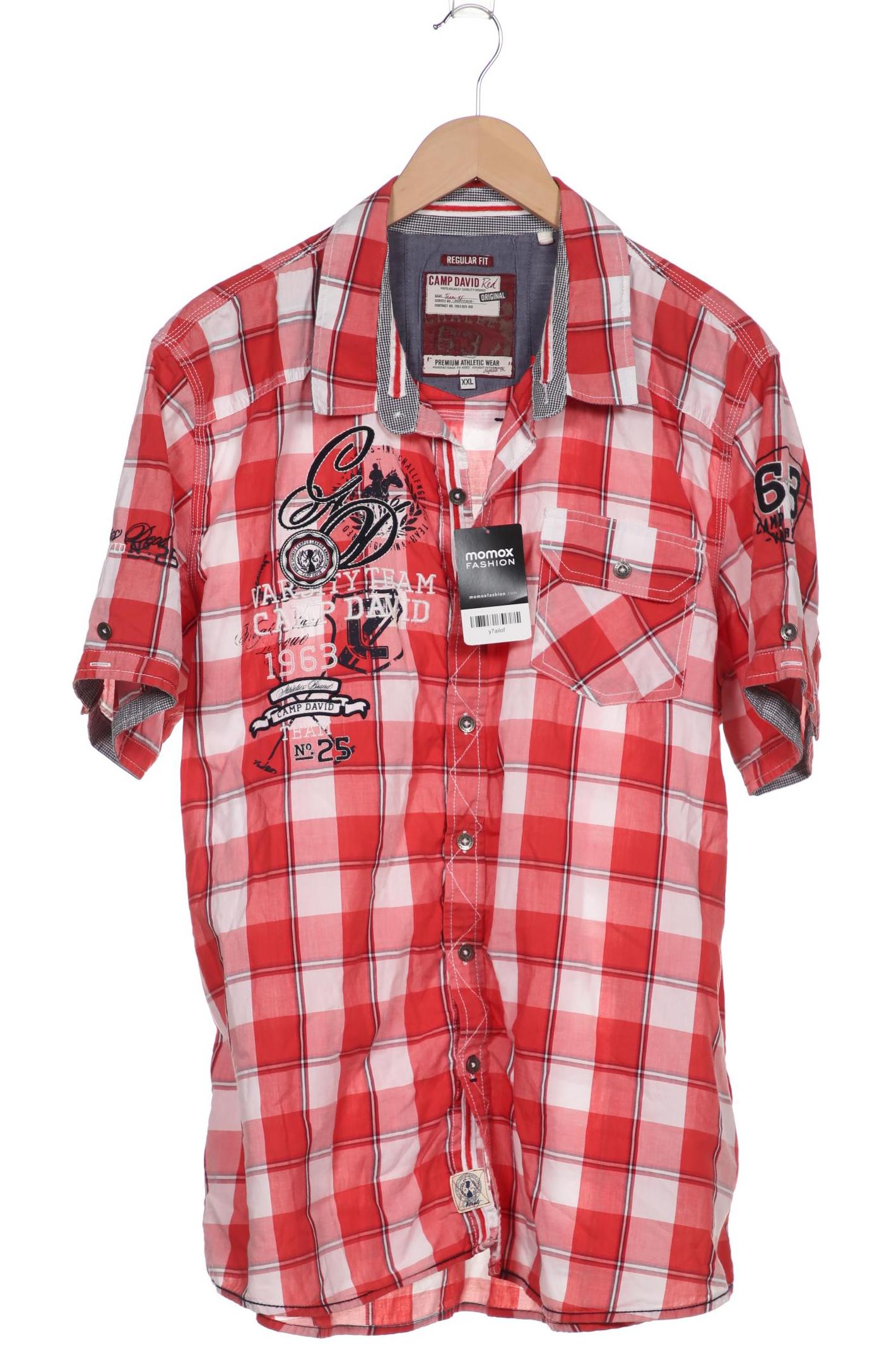 

Camp David Herren Hemd, rot
