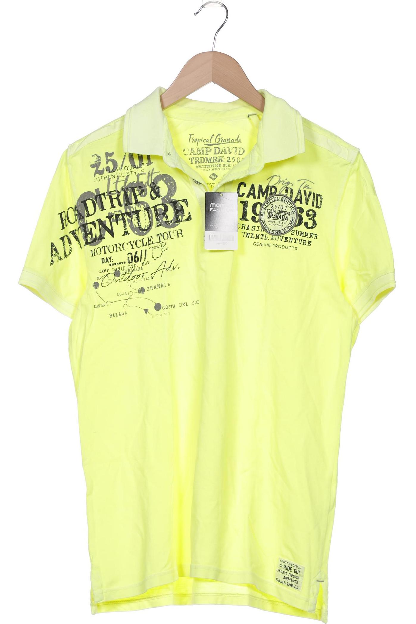 

Camp David Herren Poloshirt, gelb, Gr. 48