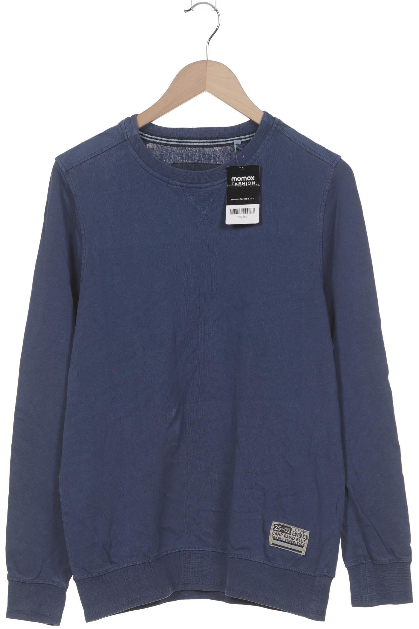 

Camp David Herren Sweatshirt, blau, Gr. 46
