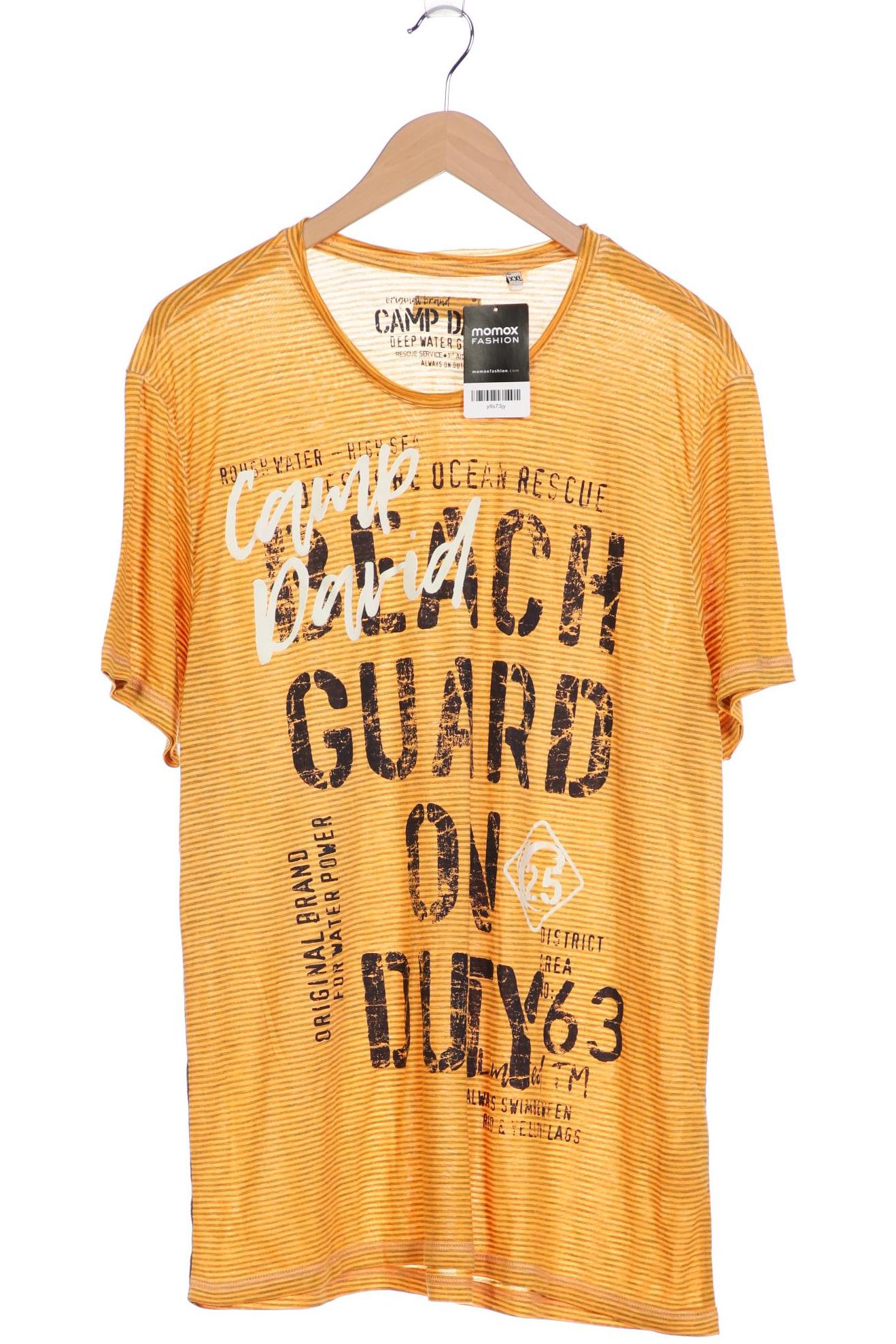 

Camp David Herren T-Shirt, orange, Gr. 56