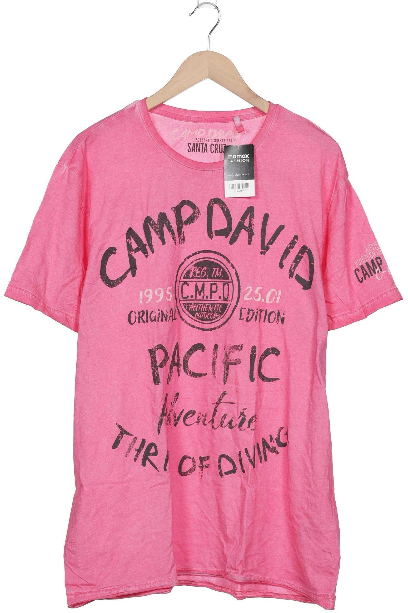 

Camp David Herren T-Shirt, pink, Gr. 58