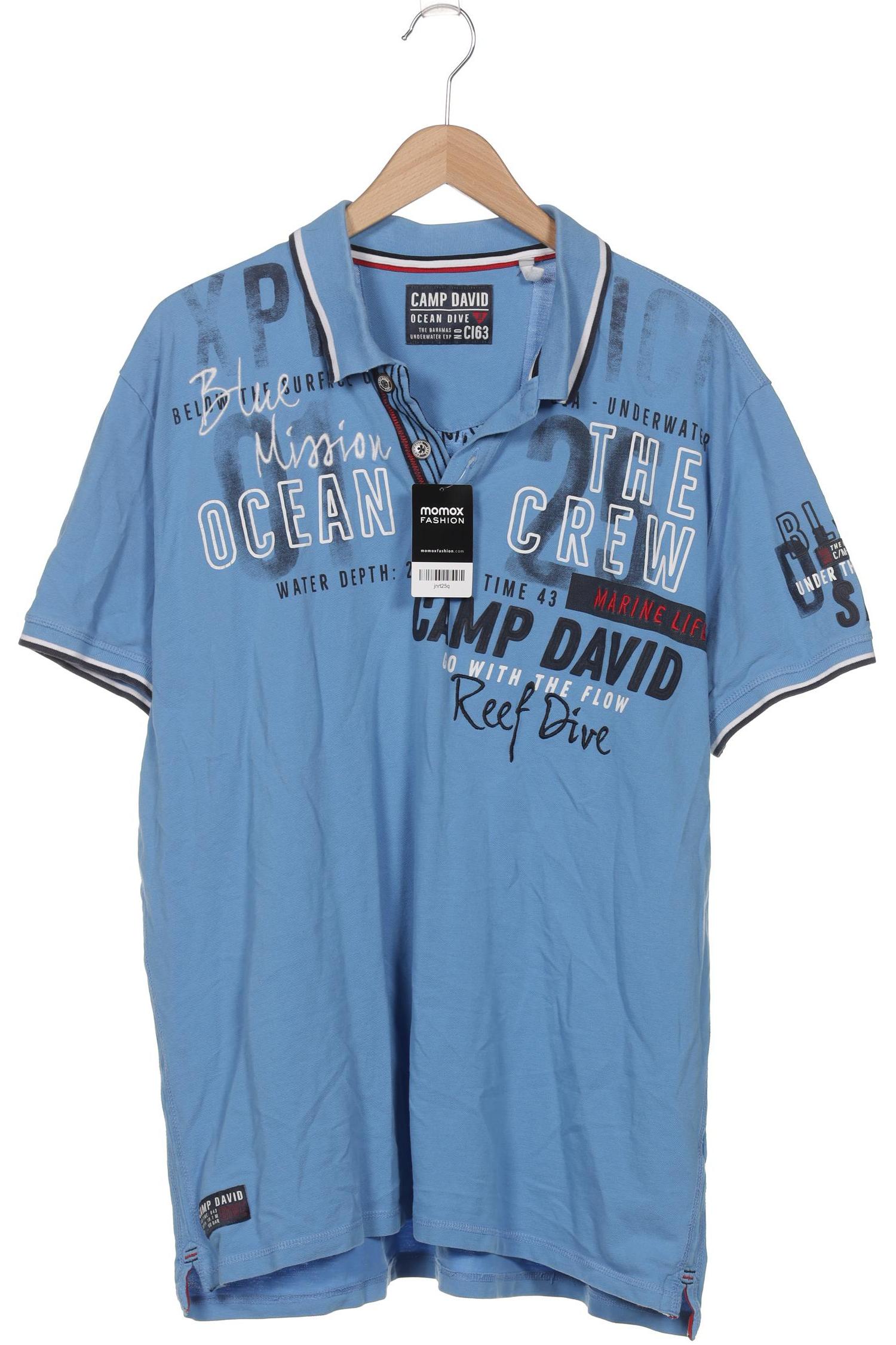 

Camp David Herren Poloshirt, blau, Gr. 58