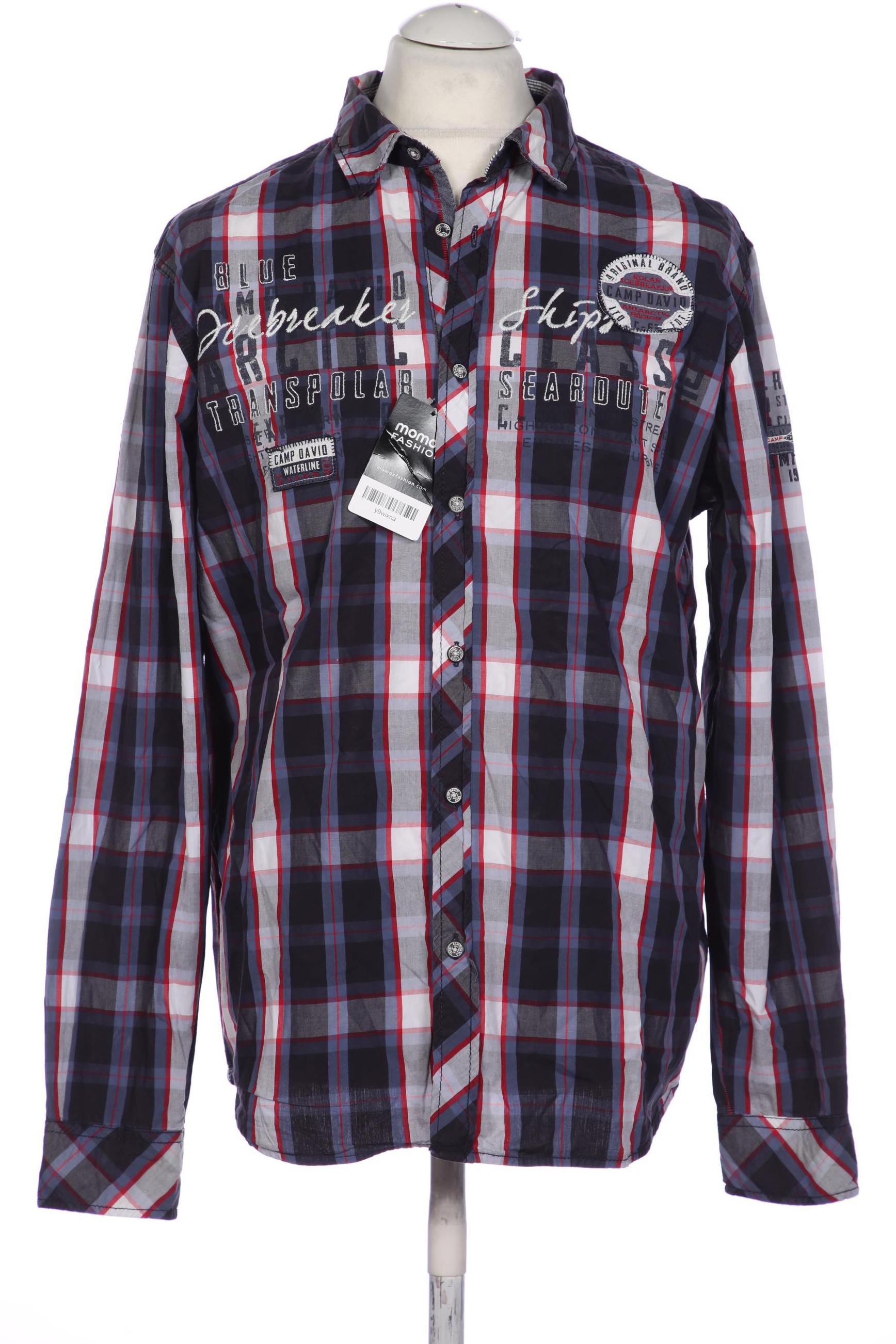 

Camp David Herren Hemd, marineblau