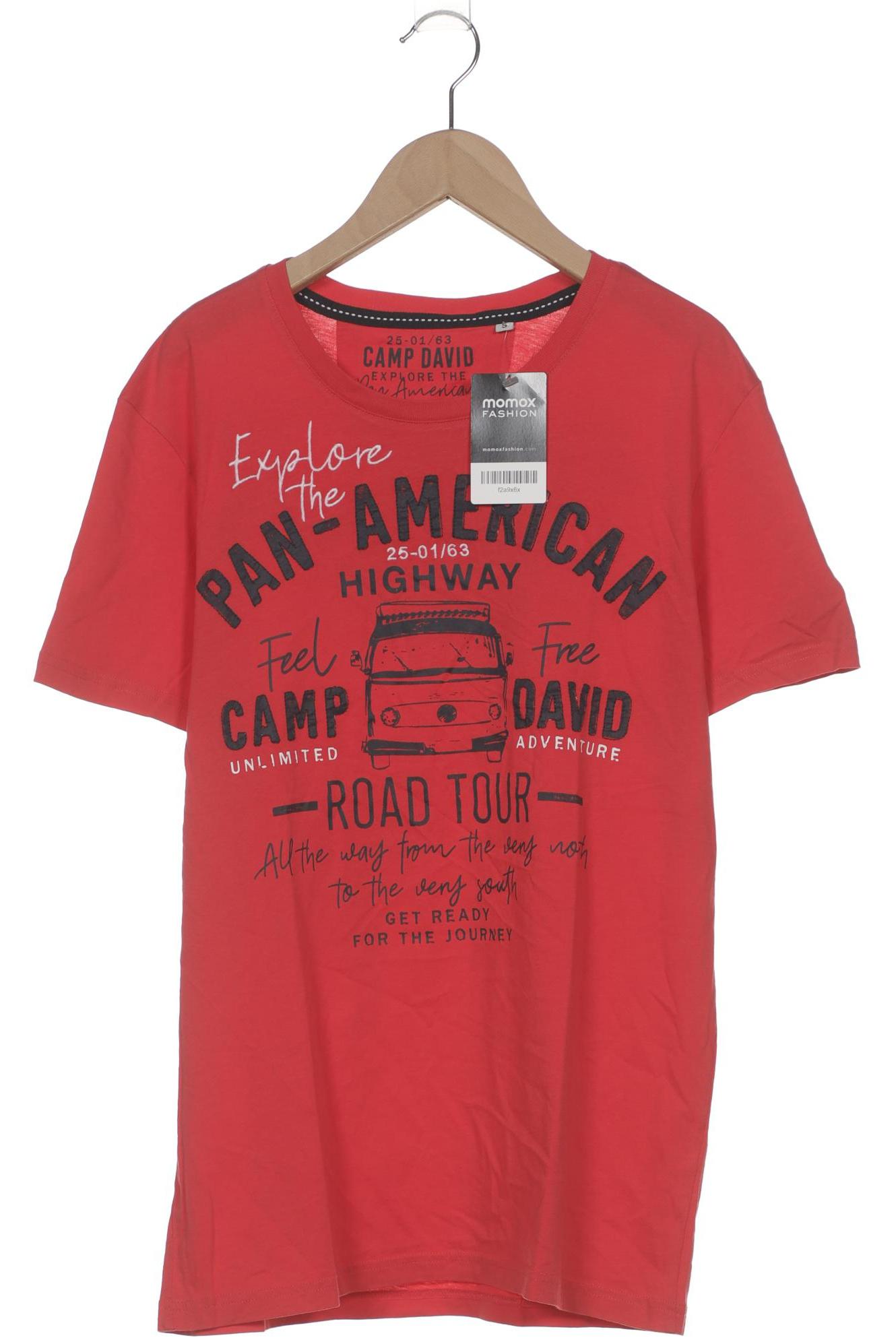 

Camp David Herren T-Shirt, rot, Gr. 46