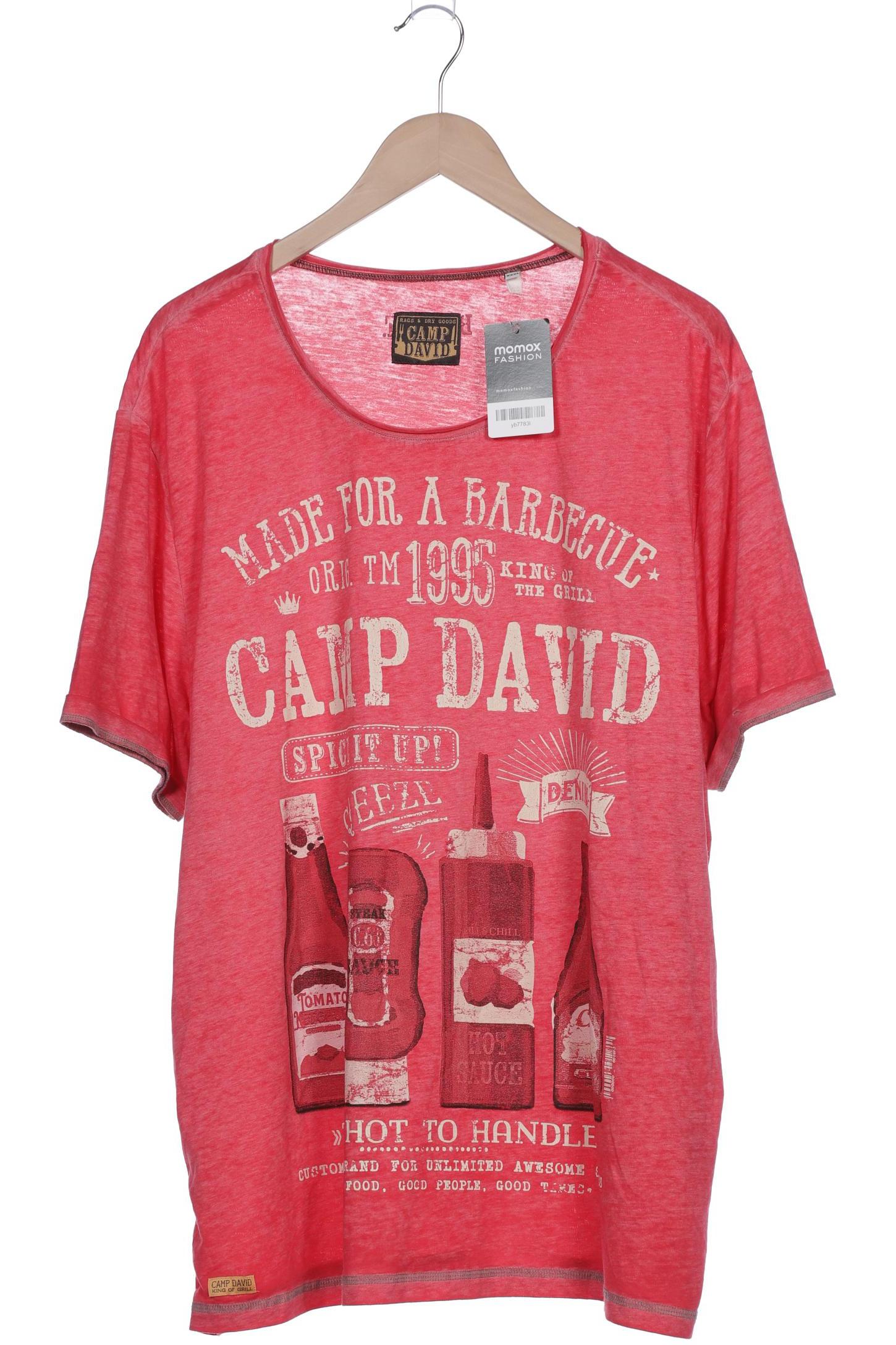 

Camp David Herren T-Shirt, pink, Gr. 58