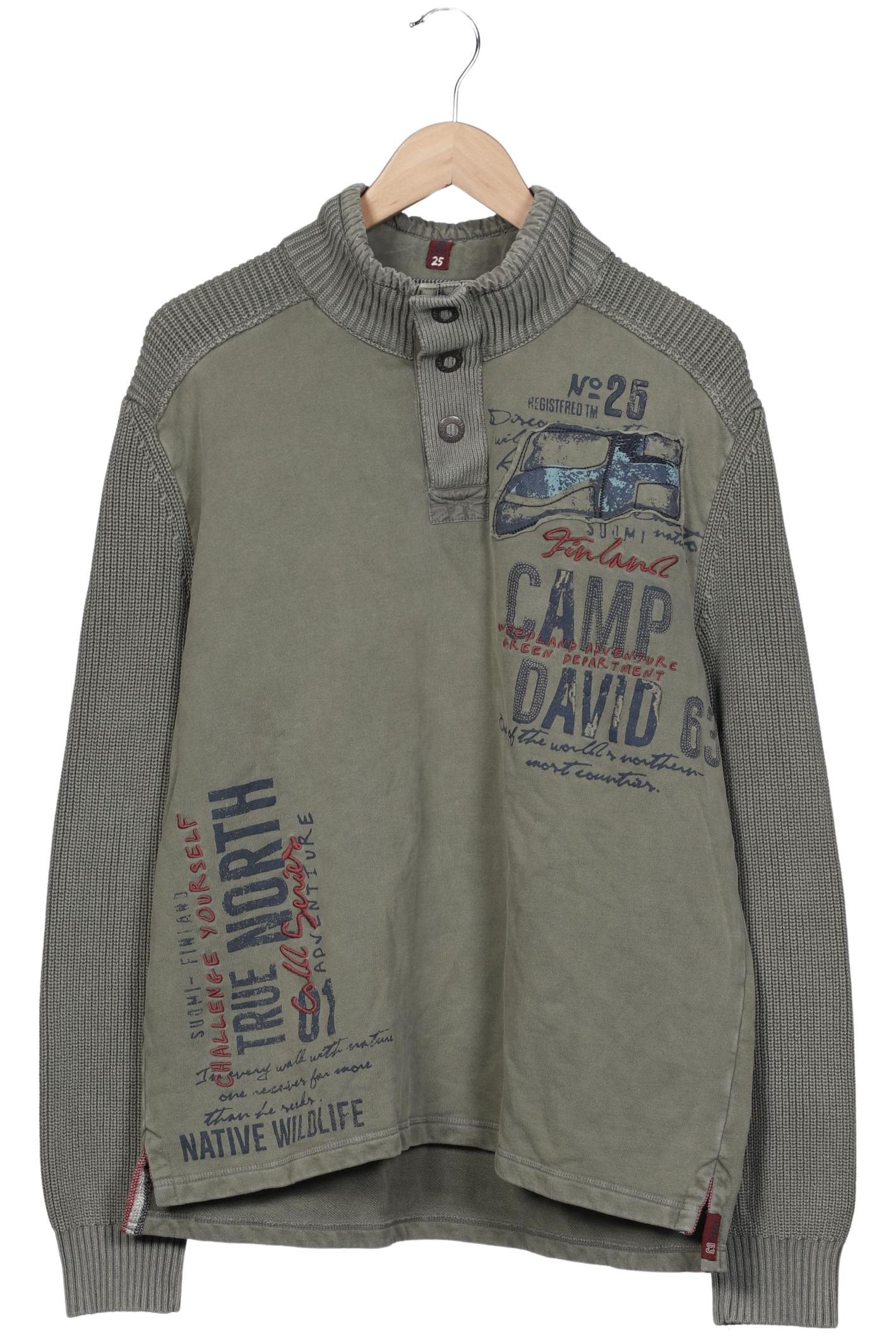 

Camp David Herren Sweatshirt, grün, Gr. 54