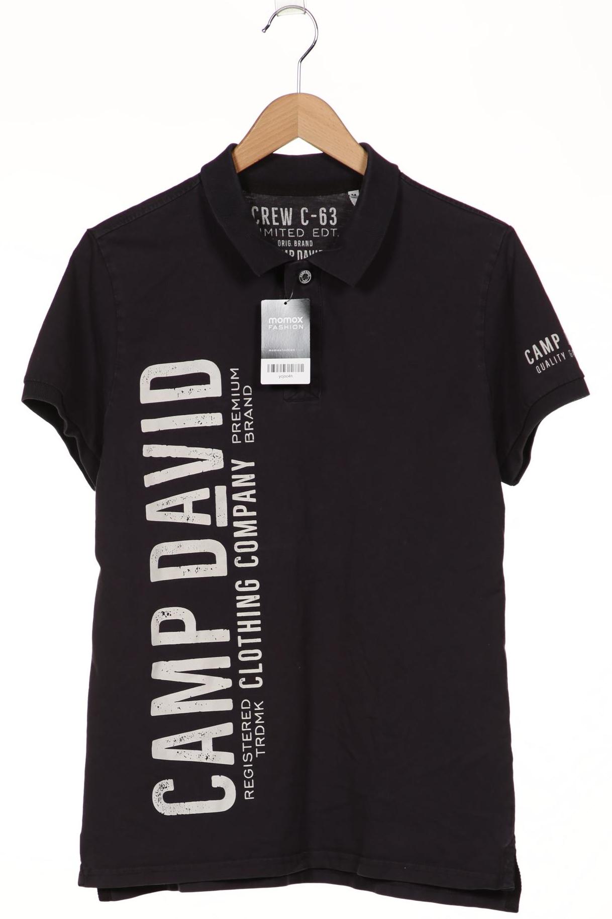 

Camp David Herren Poloshirt, grau