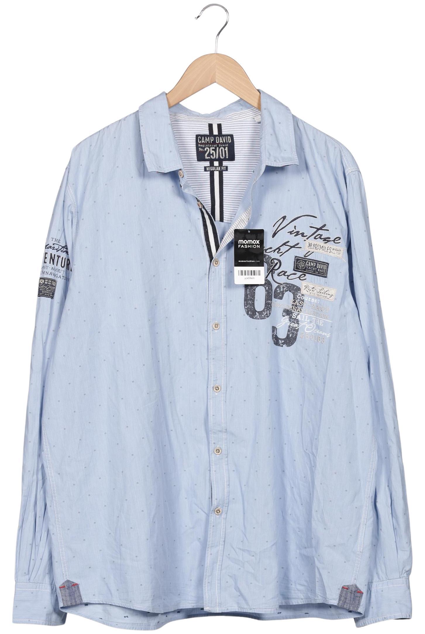 

Camp David Herren Hemd, hellblau, Gr. 56