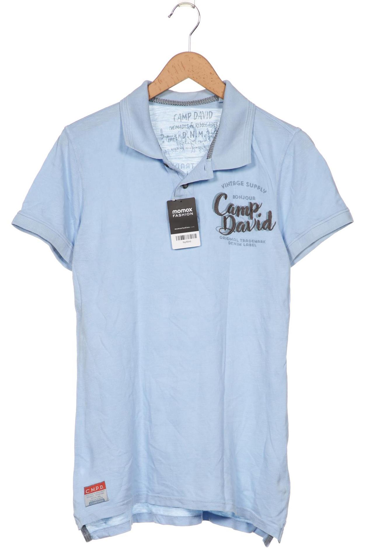 

Camp David Herren Poloshirt, hellblau