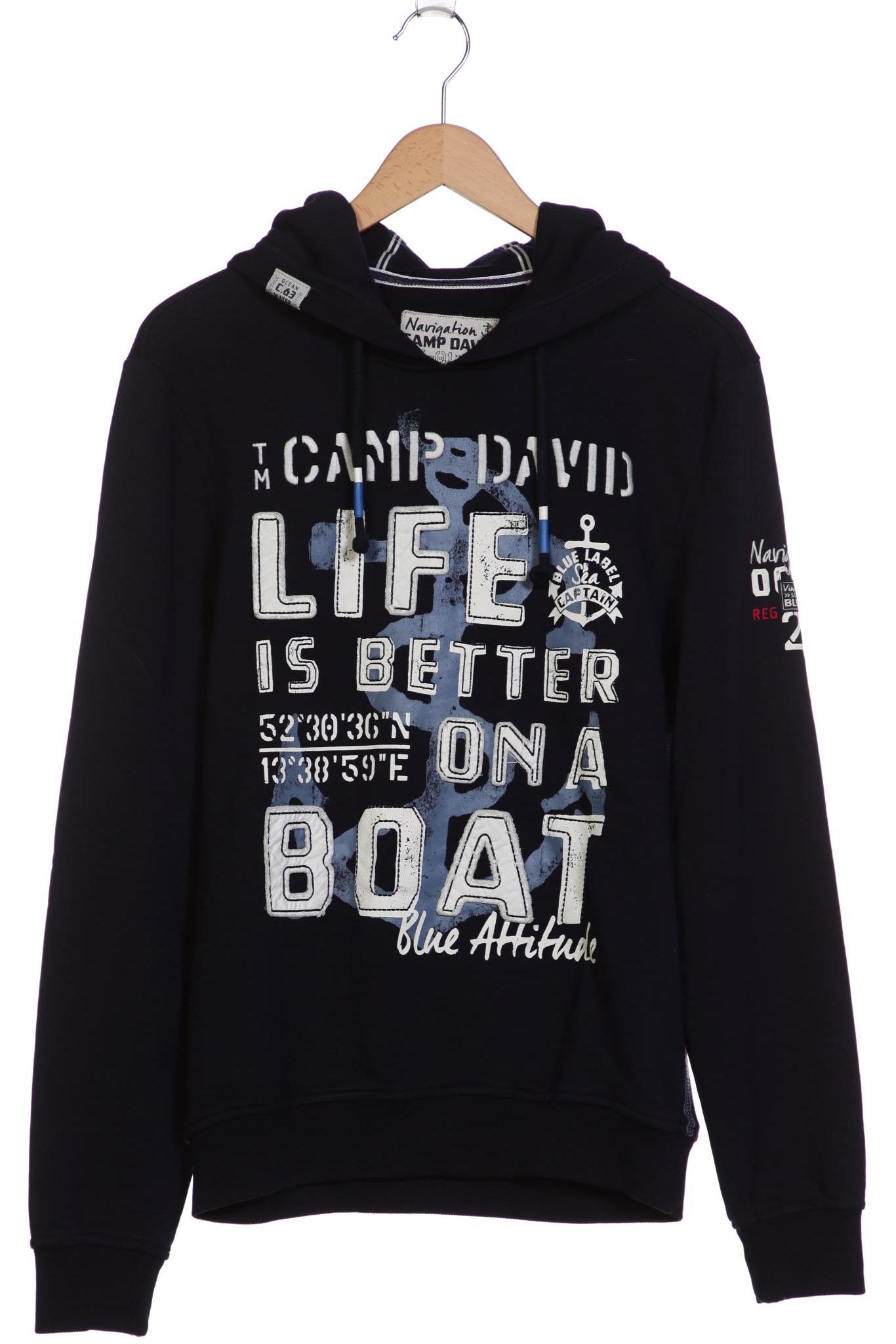 

Camp David Herren Kapuzenpullover, marineblau, Gr. 48