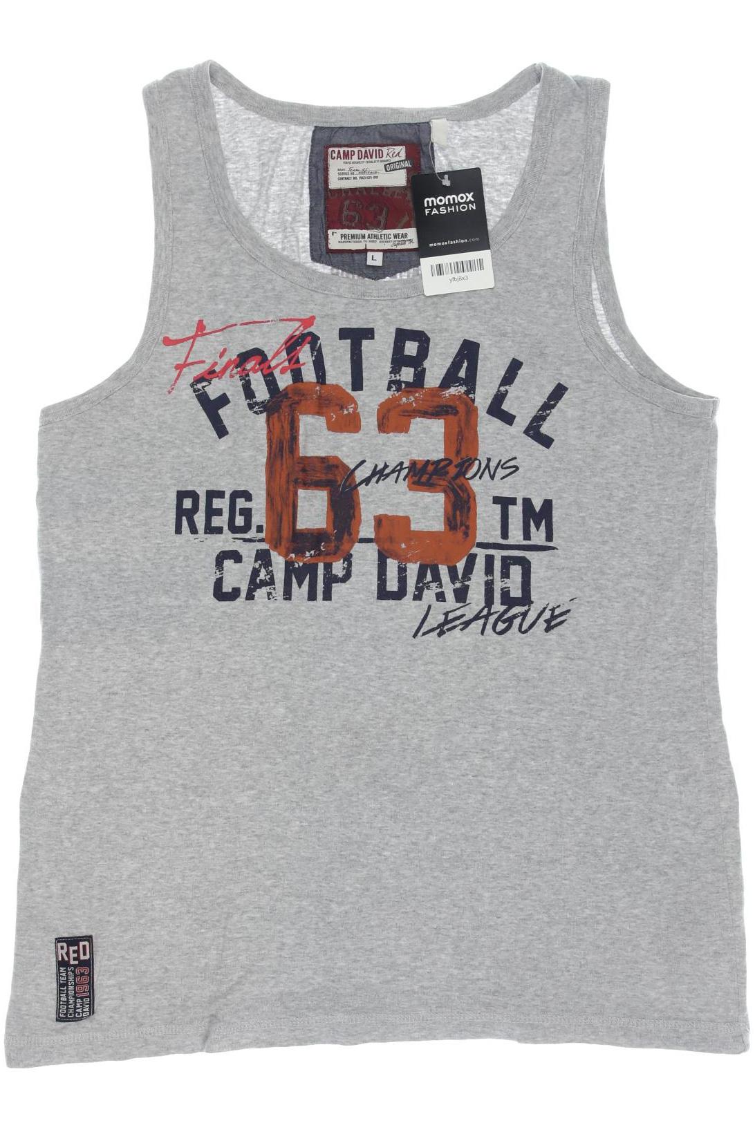 

Camp David Herren T-Shirt, grau, Gr. 52
