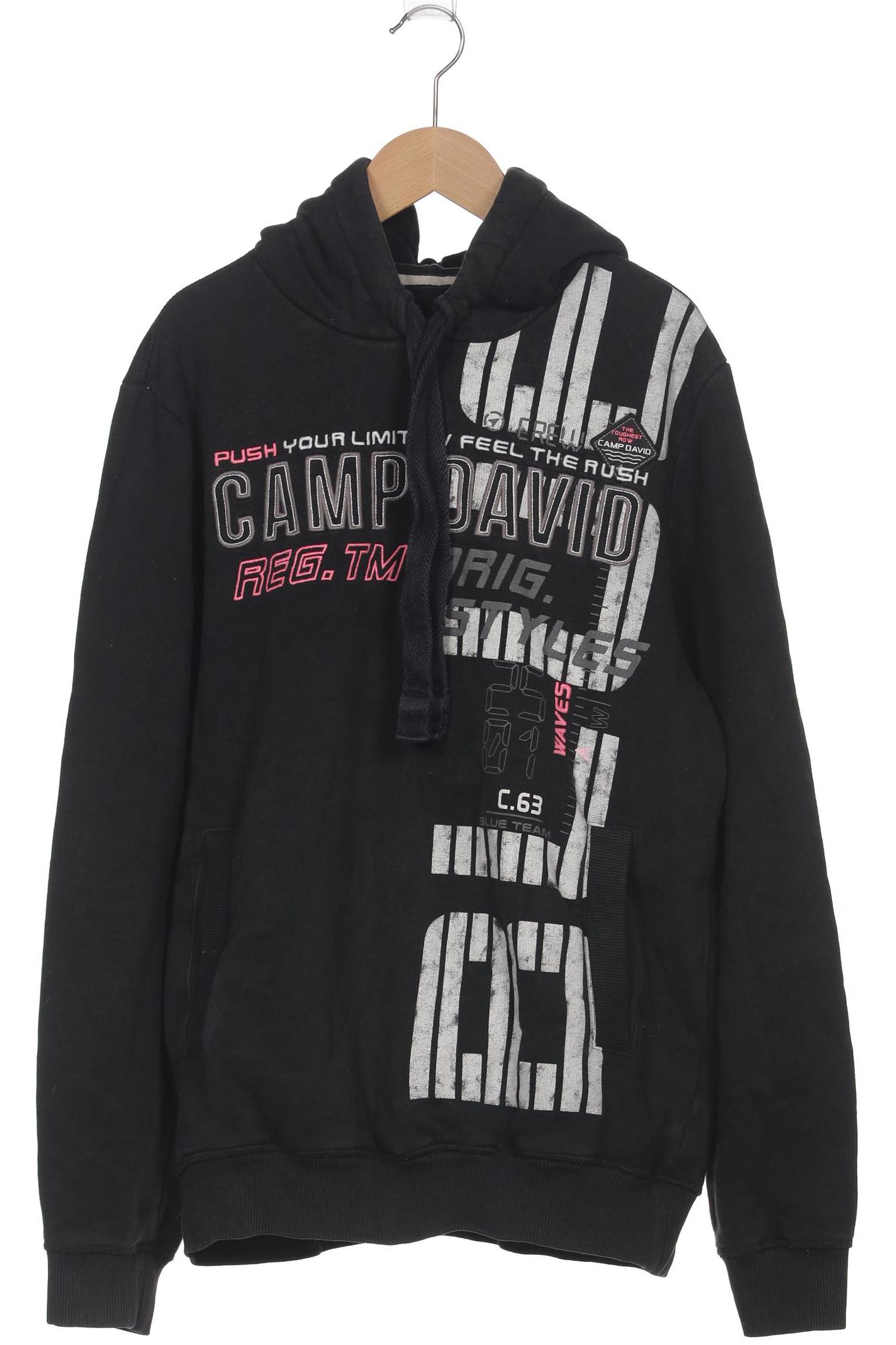 

Camp David Herren Kapuzenpullover, schwarz, Gr. 48