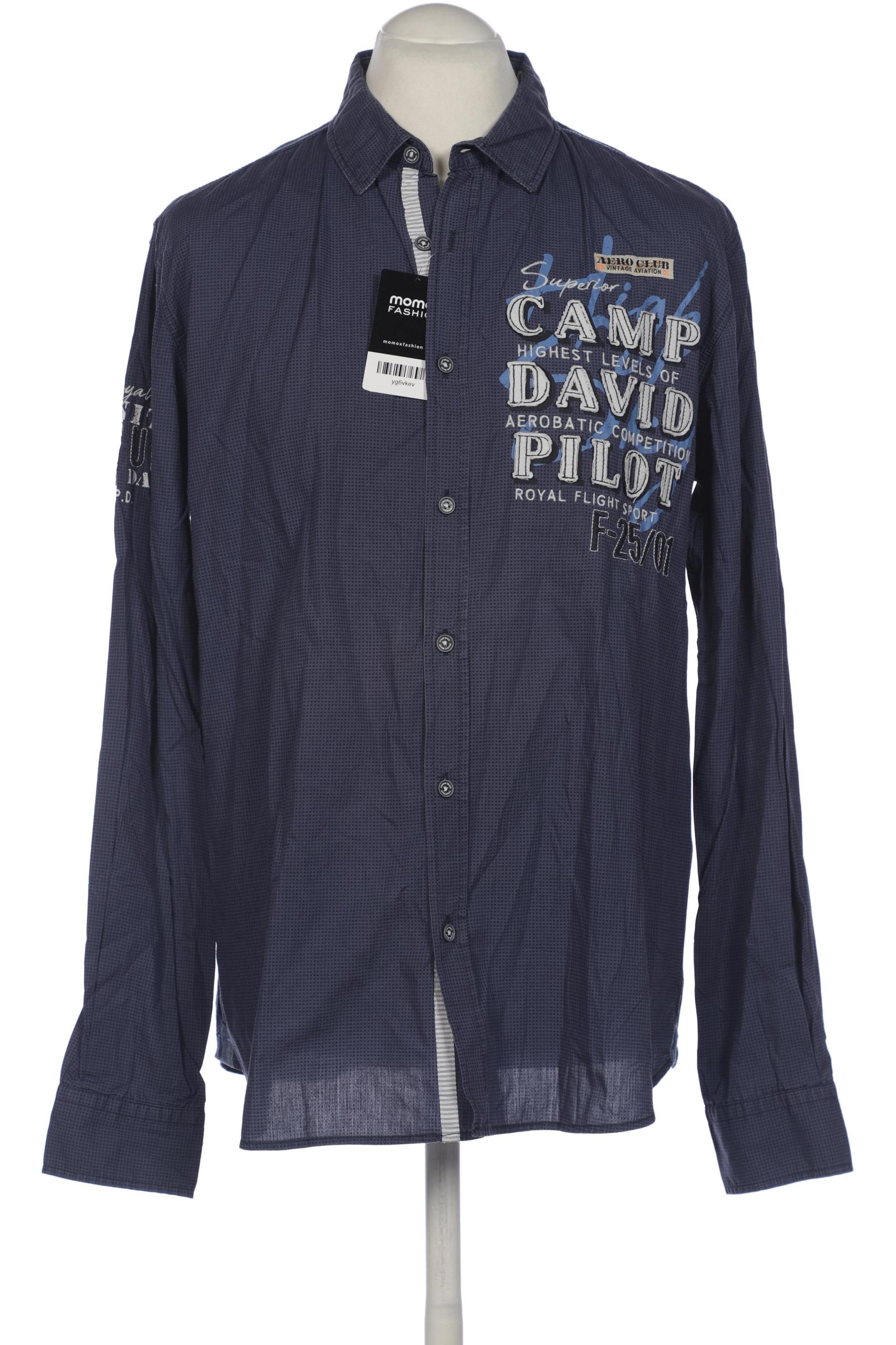 

Camp David Herren Hemd, marineblau, Gr. 52