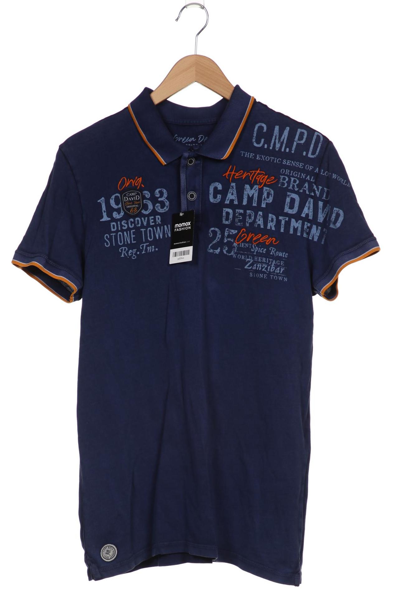 

Camp David Herren Poloshirt, blau