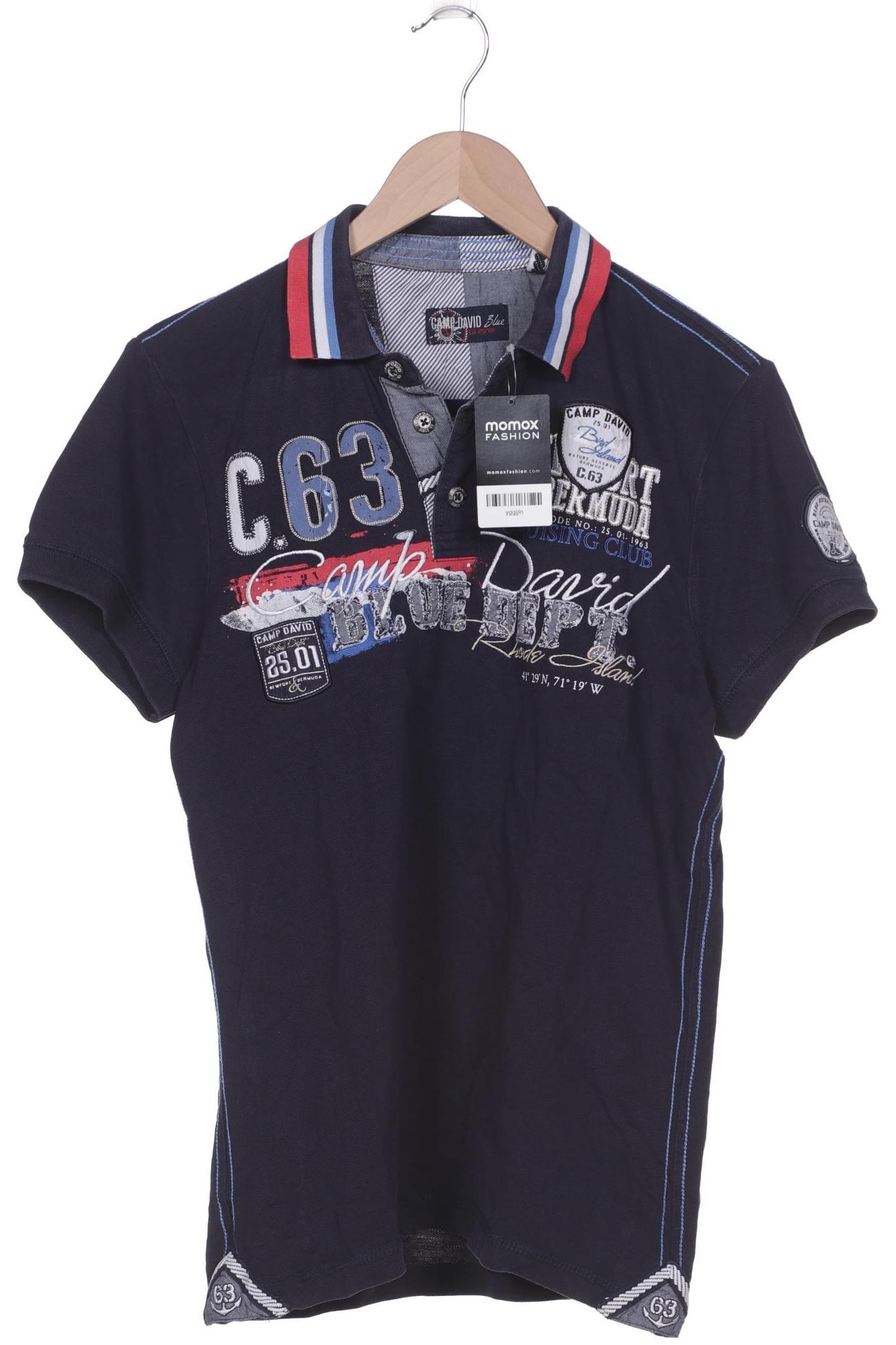 

Camp David Herren Poloshirt, marineblau, Gr. 48