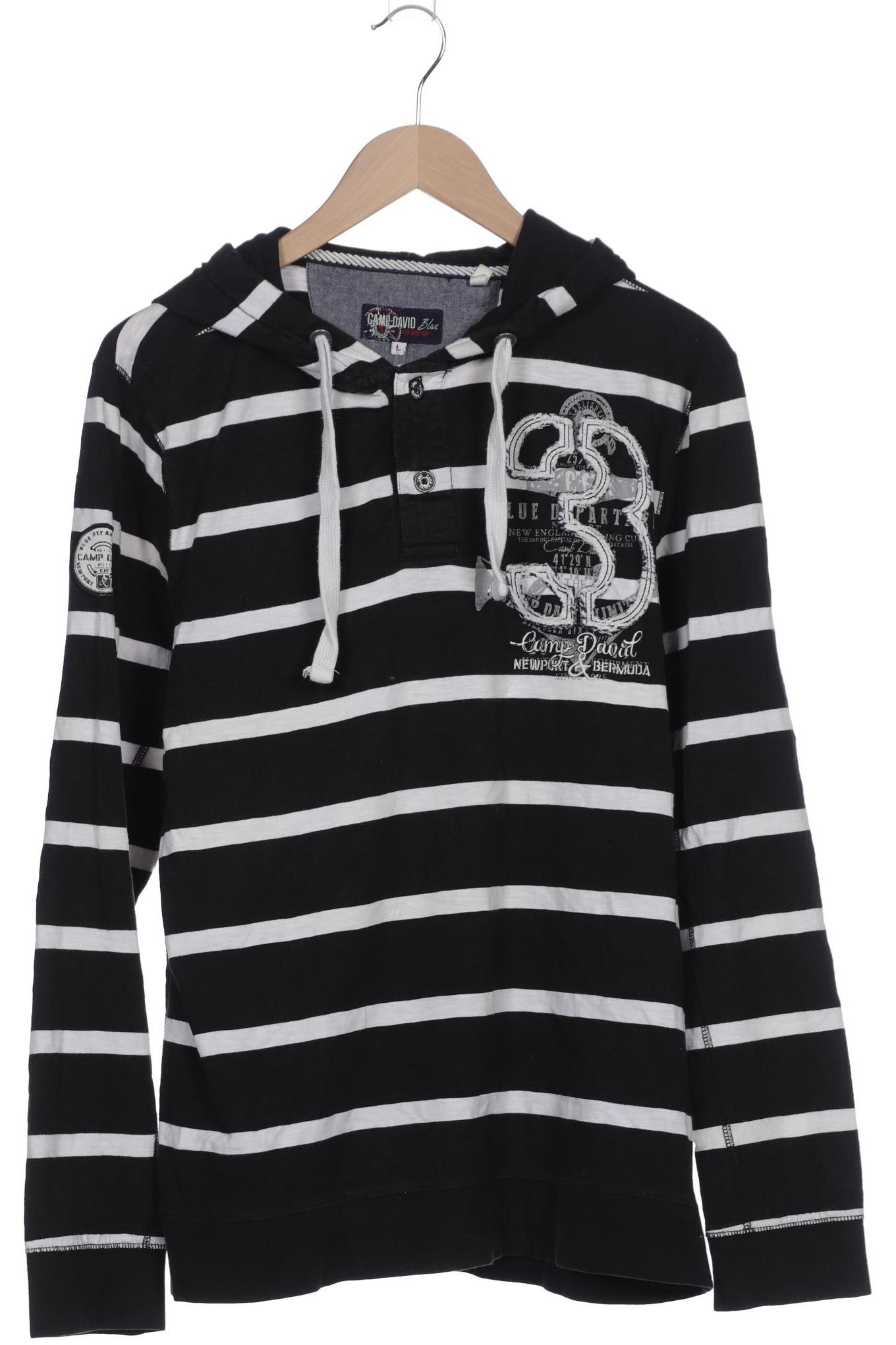 

Camp David Herren Kapuzenpullover, schwarz