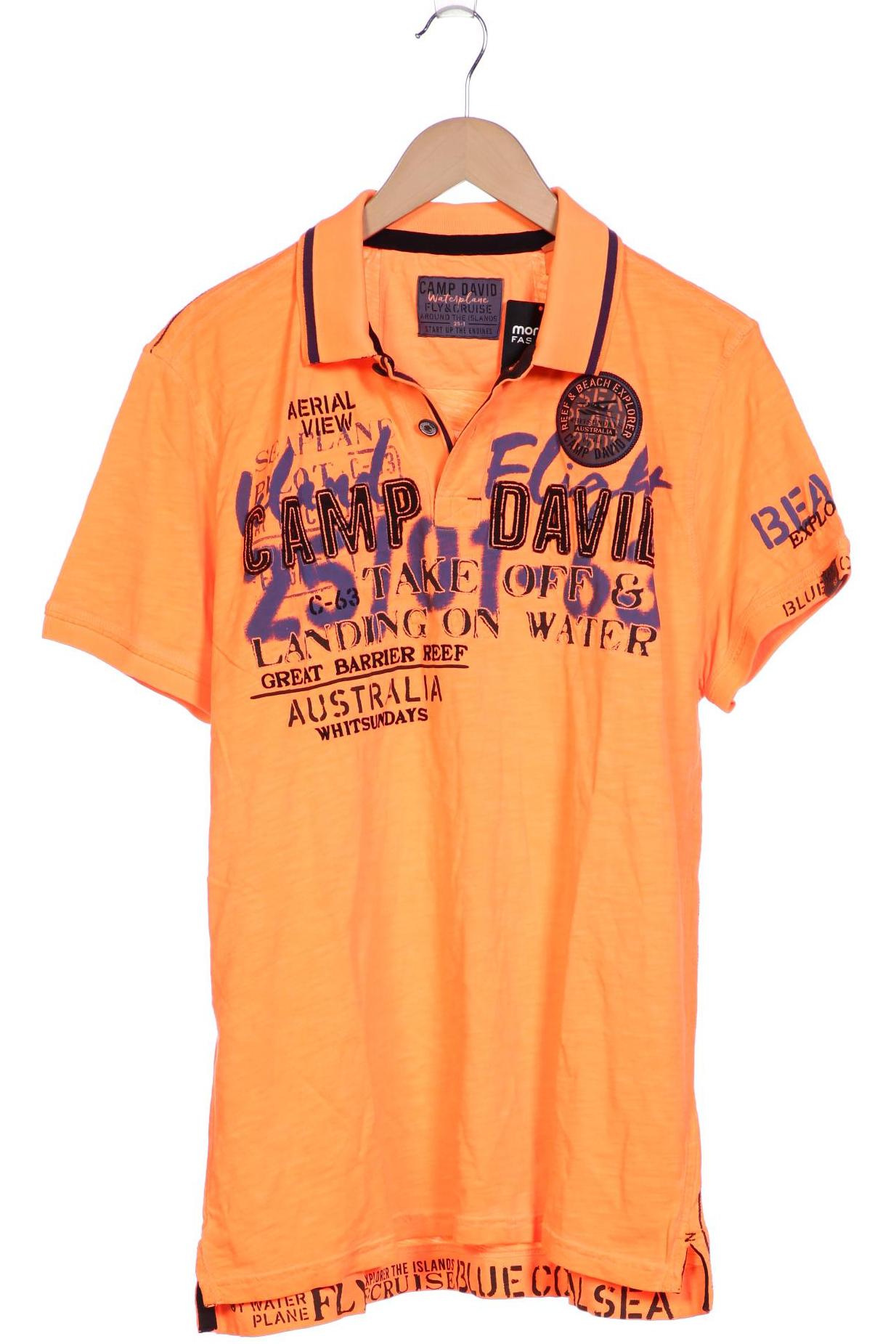 

Camp David Herren Poloshirt, neon, Gr. 54