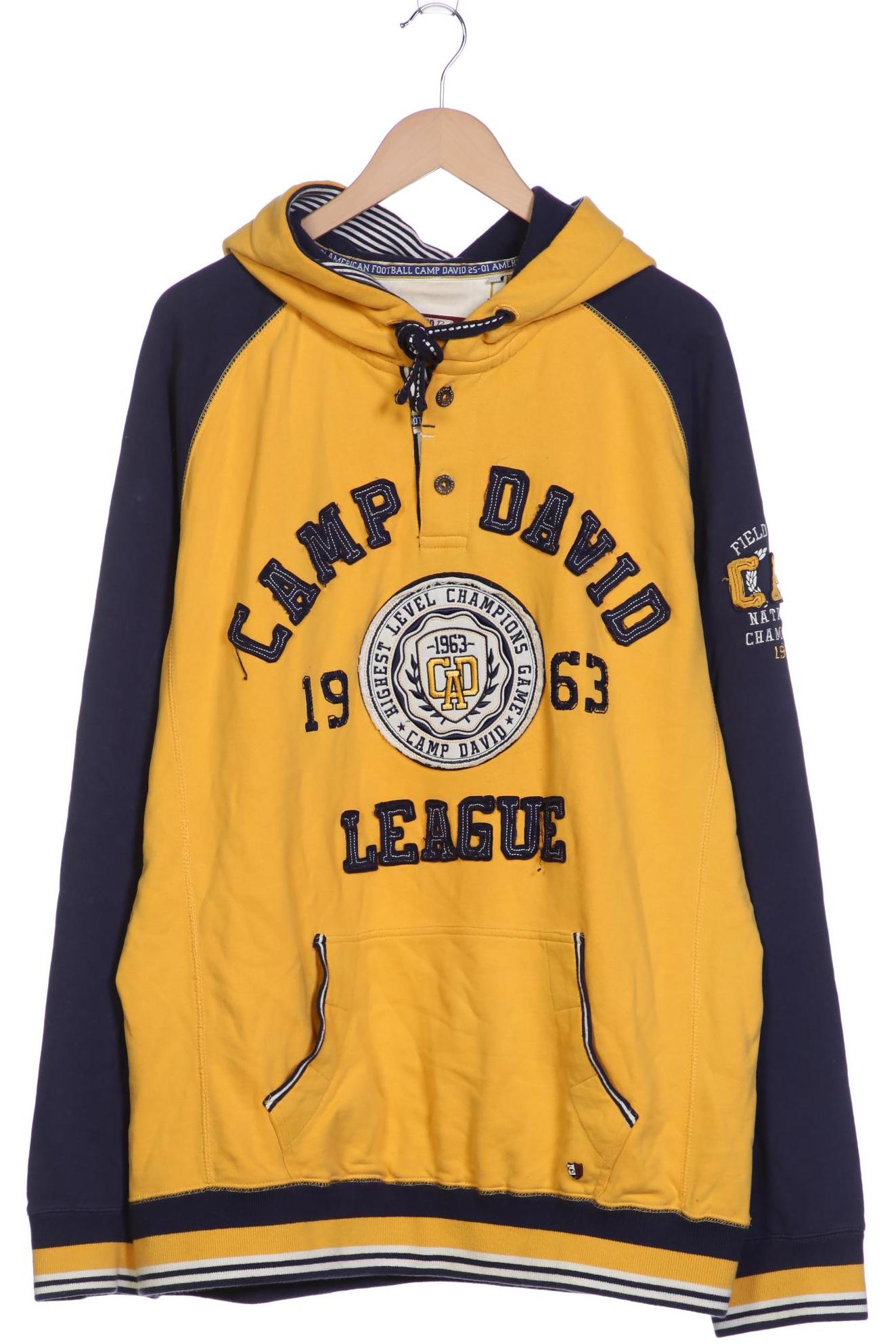 

Camp David Herren Kapuzenpullover, gelb