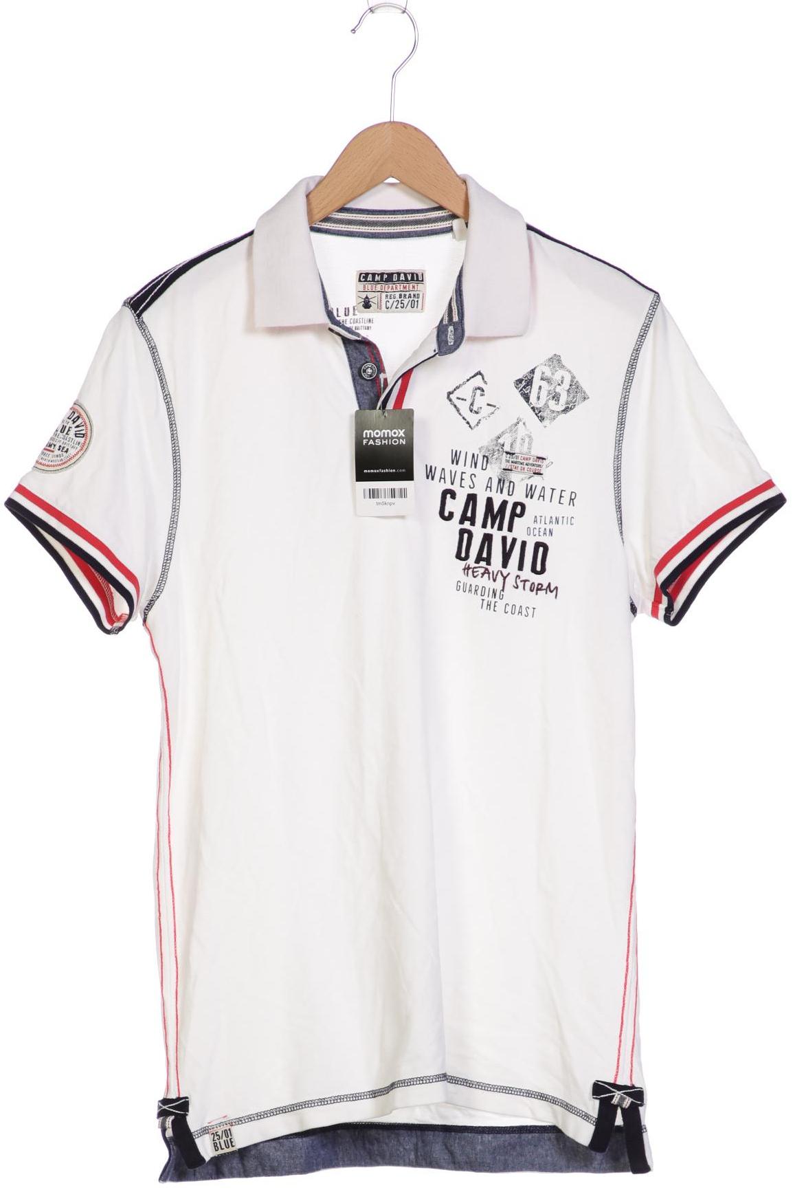 

Camp David Herren Poloshirt, weiß, Gr. 48