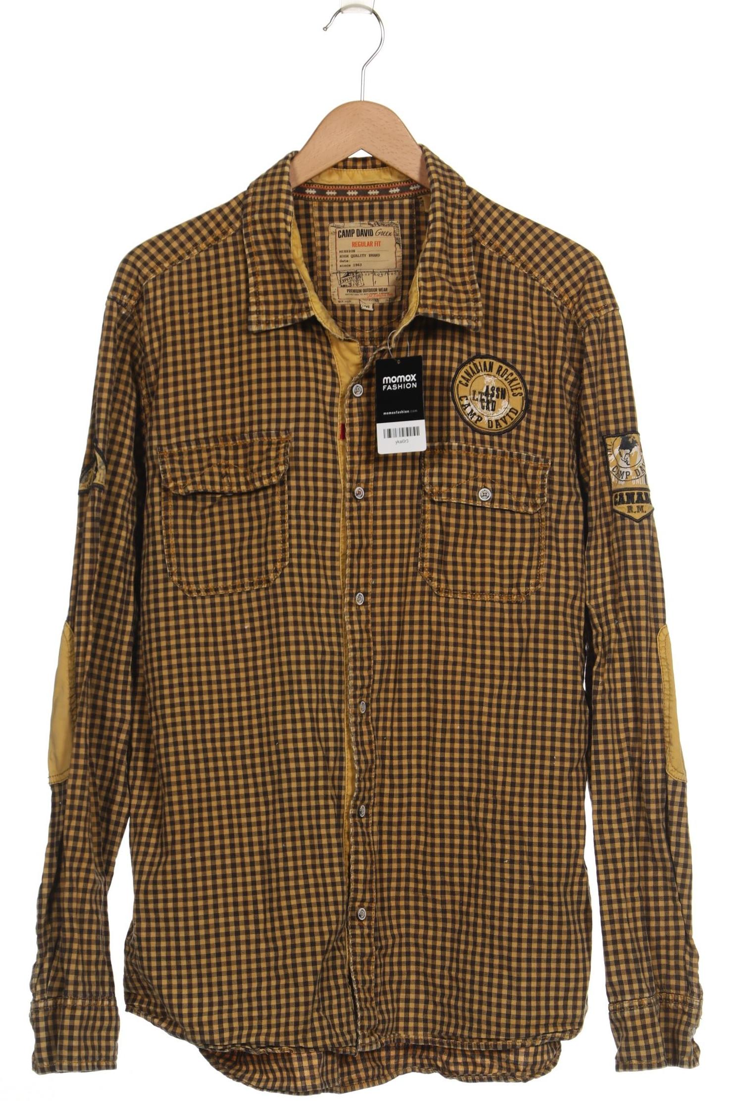 

Camp David Herren Hemd, beige, Gr. 56