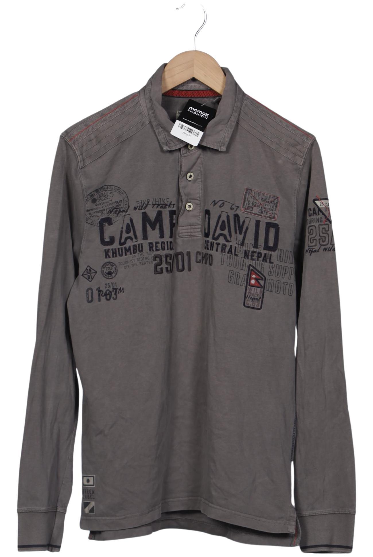 

Camp David Herren Poloshirt, grau, Gr. 52