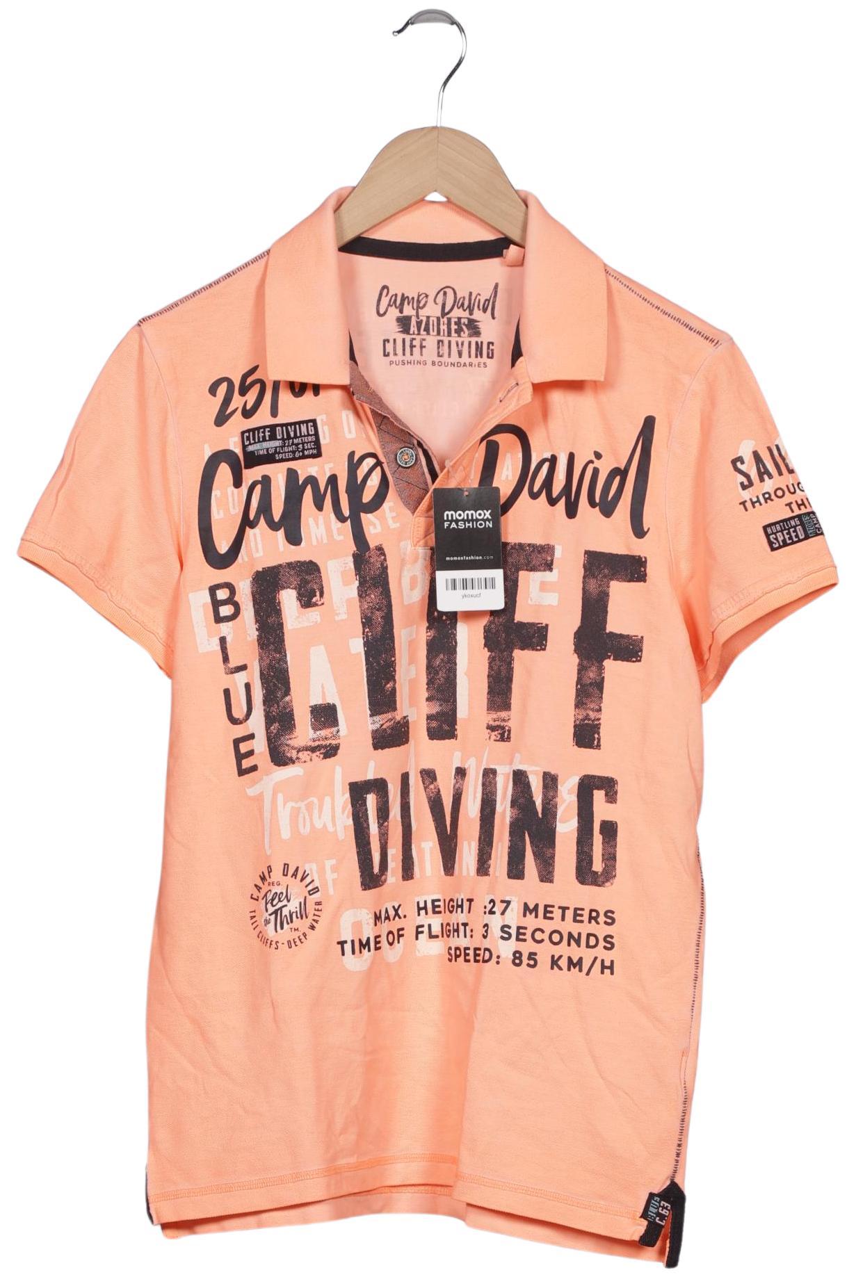 

Camp David Herren Poloshirt, orange, Gr. 46