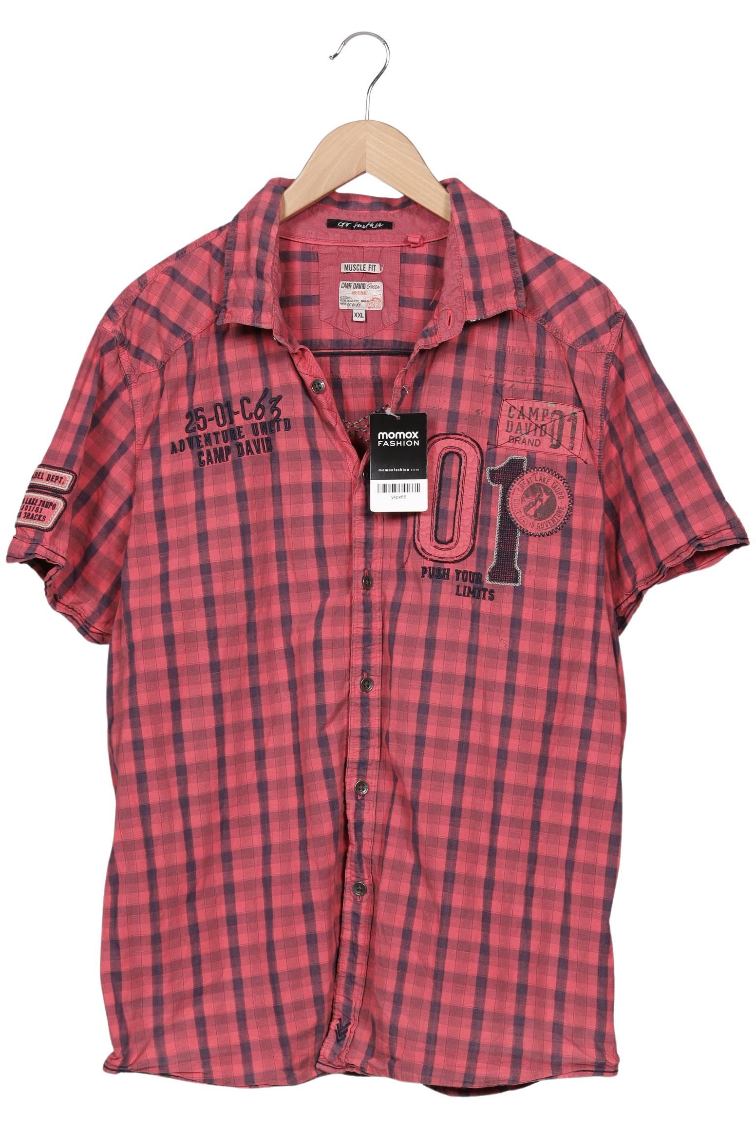 

Camp David Herren Hemd, rot, Gr. 56