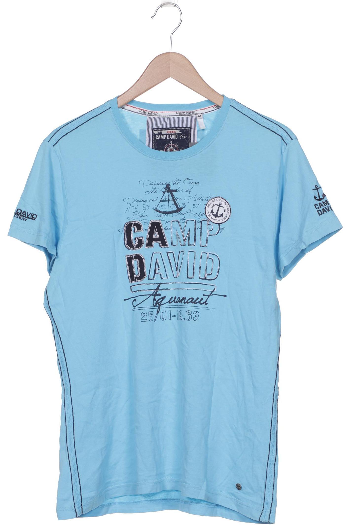 

Camp David Herren T-Shirt, hellblau