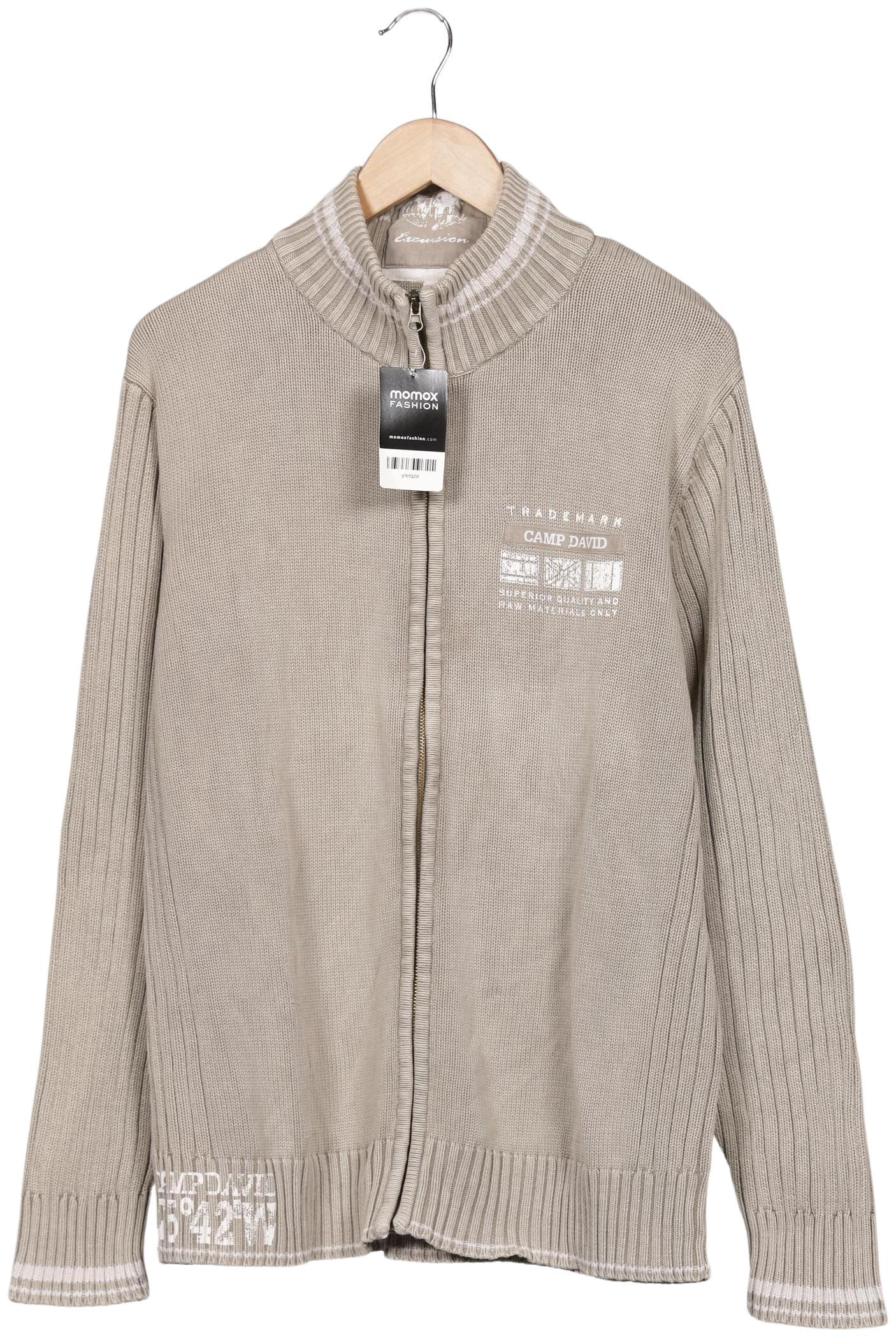 

Camp David Herren Strickjacke, beige, Gr. 54