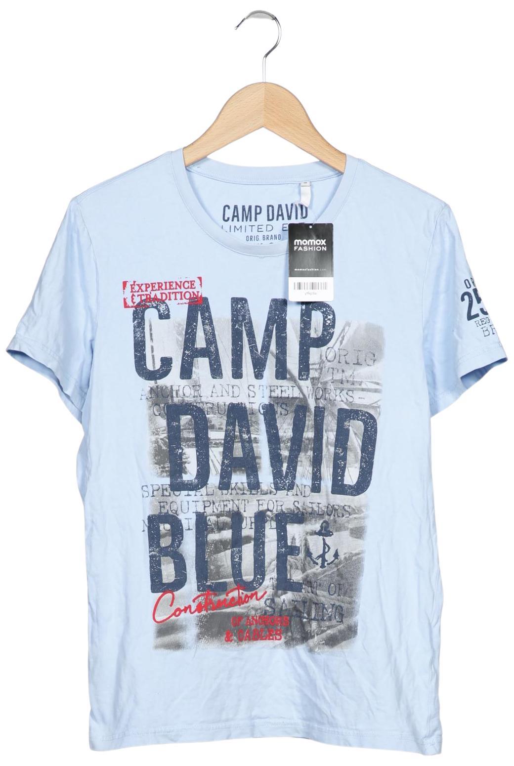Thumbnail - Camp David Herren T-Shirt, hellblau, Gr. 46