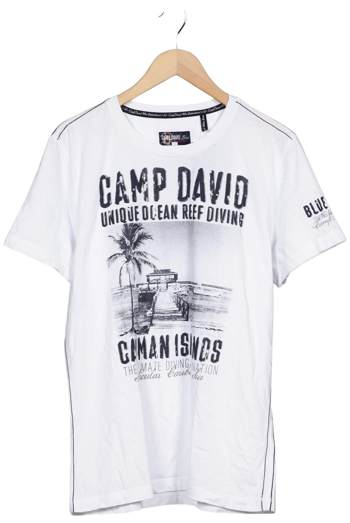 

Camp David Herren T-Shirt, weiß, Gr. 52