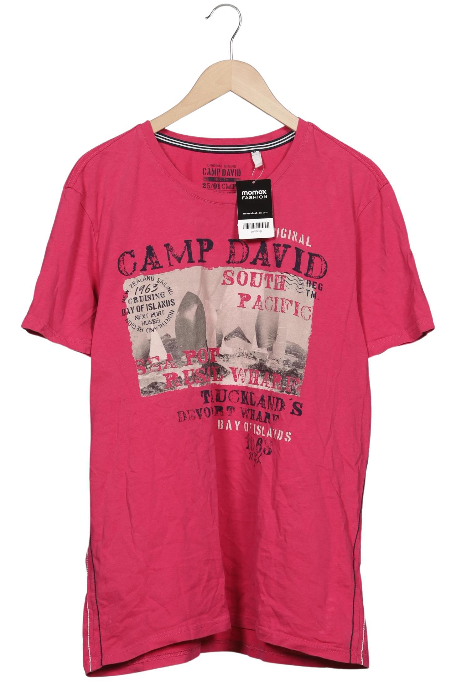 

Camp David Herren T-Shirt, pink, Gr. 54