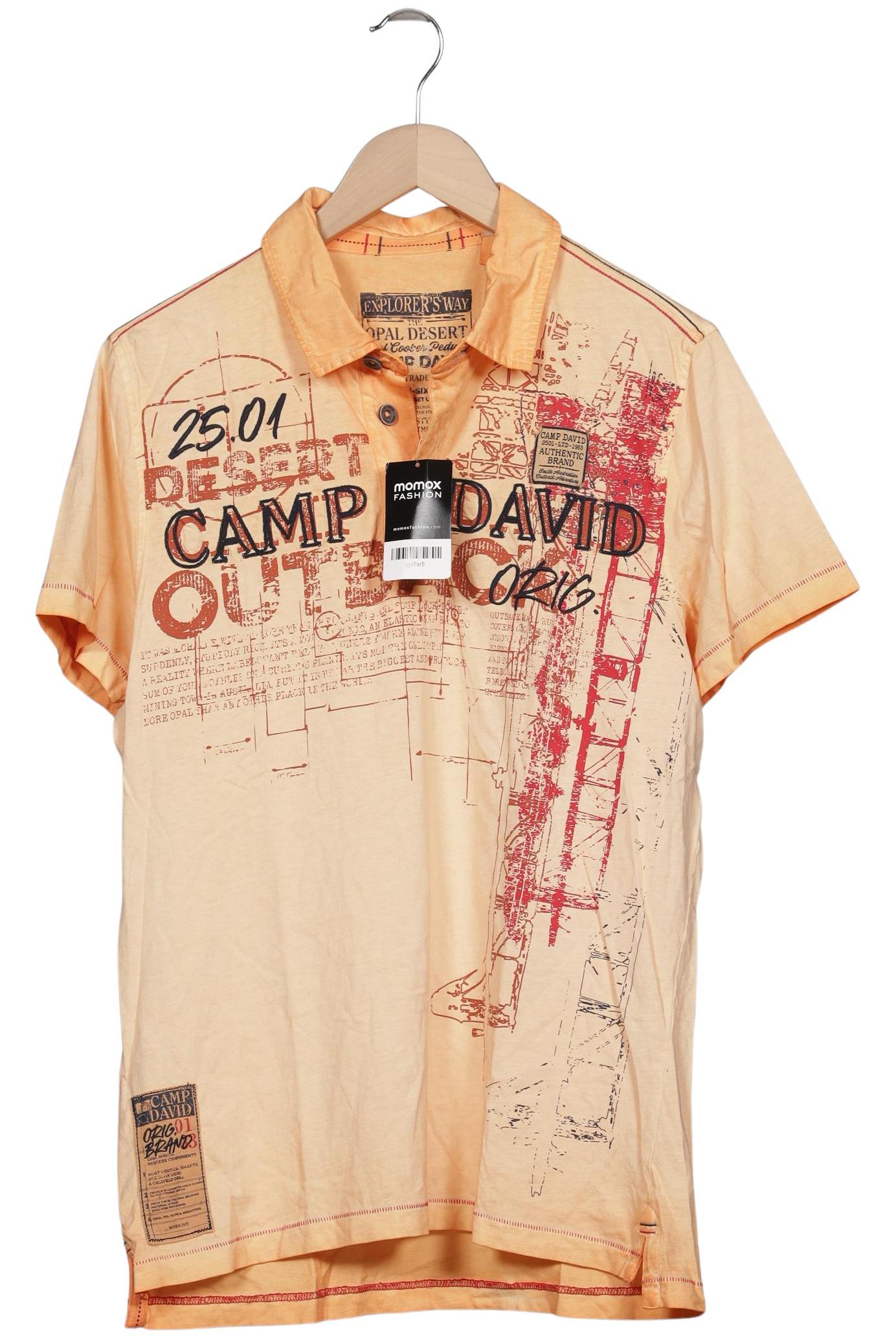 

Camp David Herren Poloshirt, orange, Gr. 52