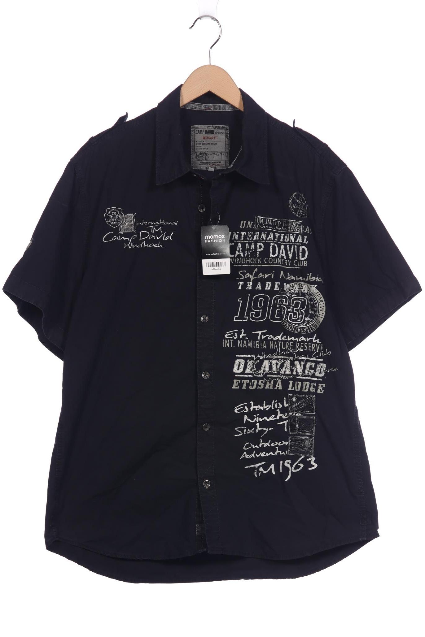 

Camp David Herren Hemd, marineblau, Gr. 56