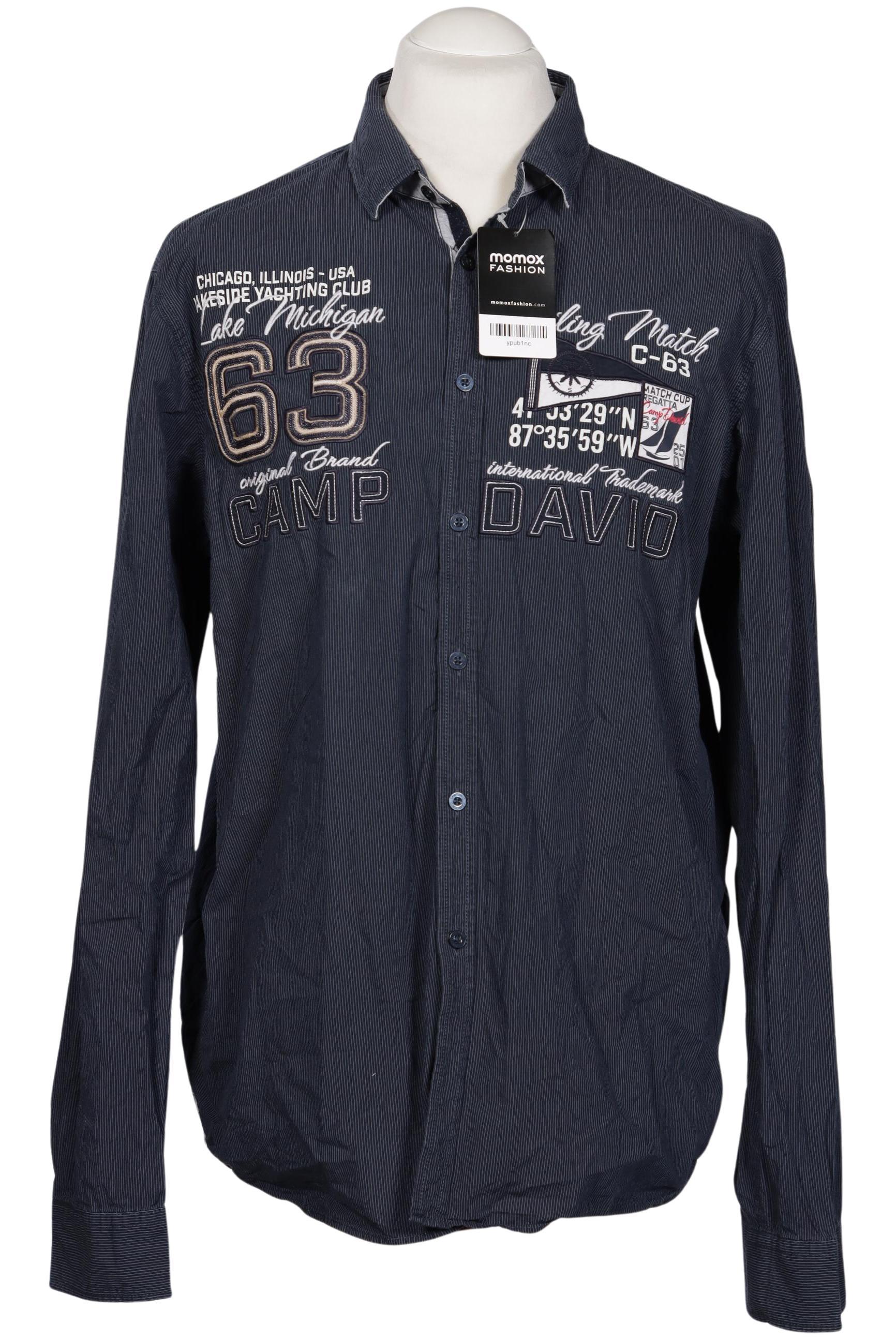 

Camp David Herren Hemd, marineblau, Gr. 54