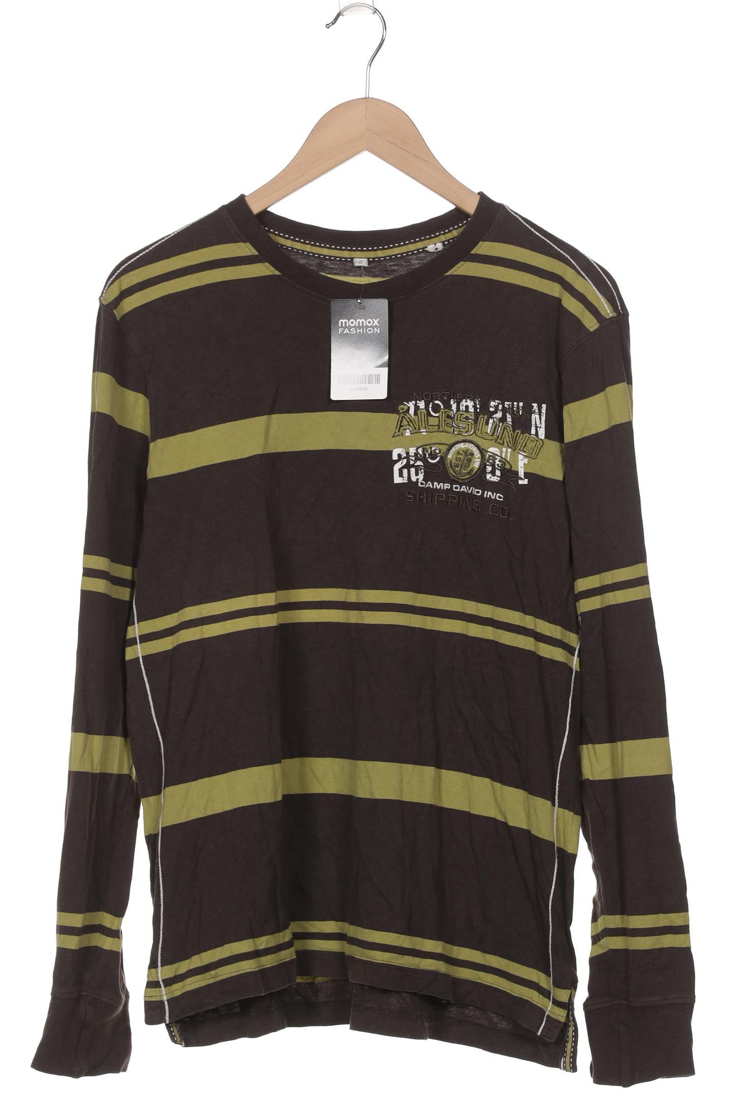 

Camp David Herren Langarmshirt, braun, Gr. 46