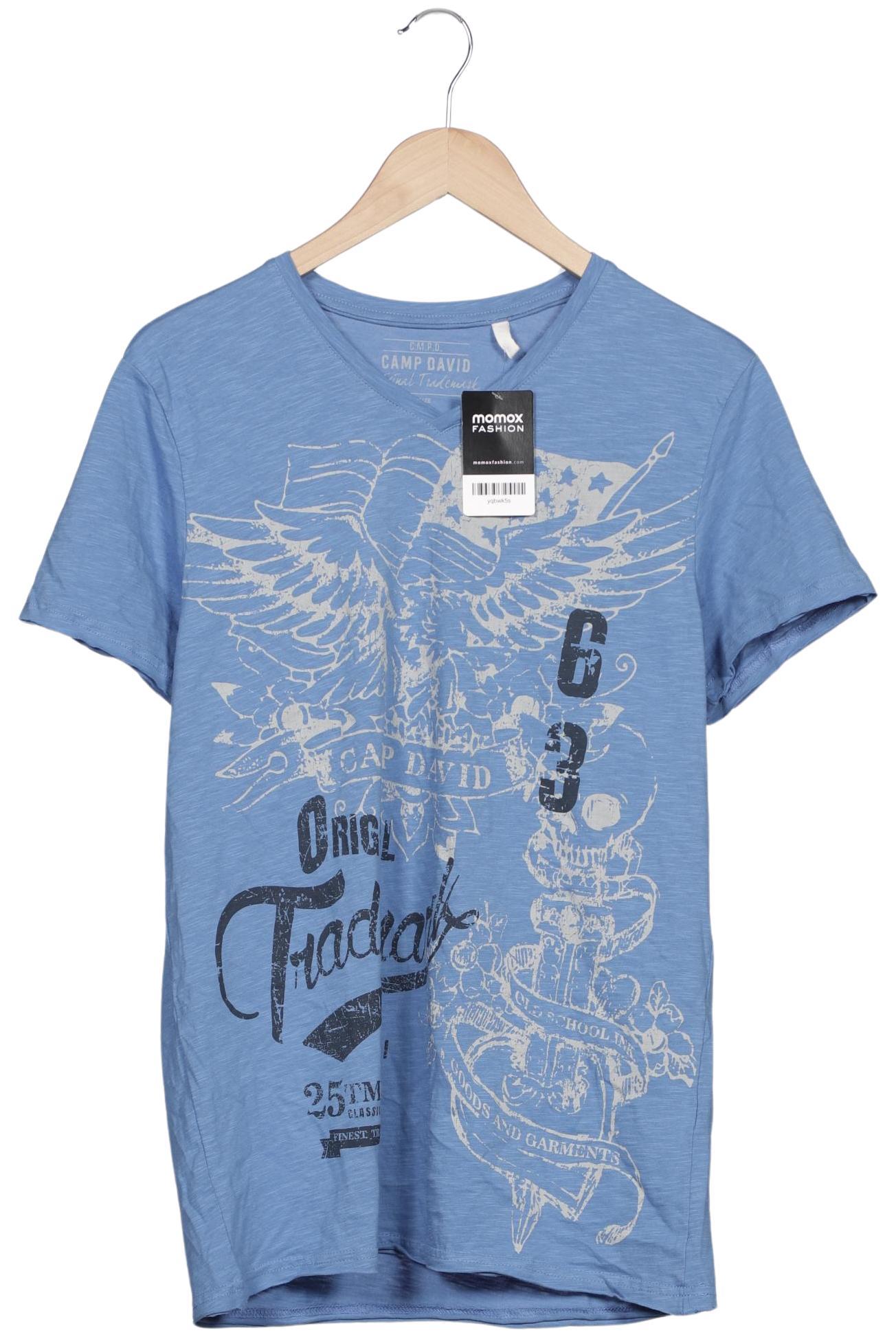 

Camp David Herren T-Shirt, blau, Gr. 46